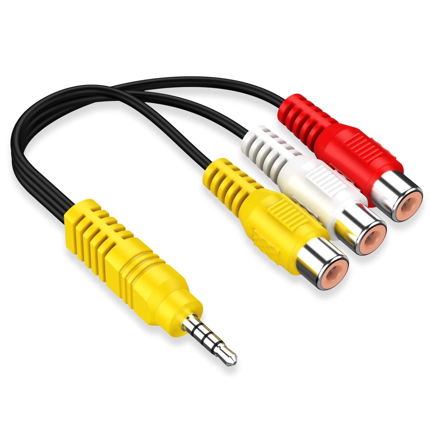 TCL TV 3 RCA to AV Input Adapter – 23CM High-Speed Cable for Seamless Connection
