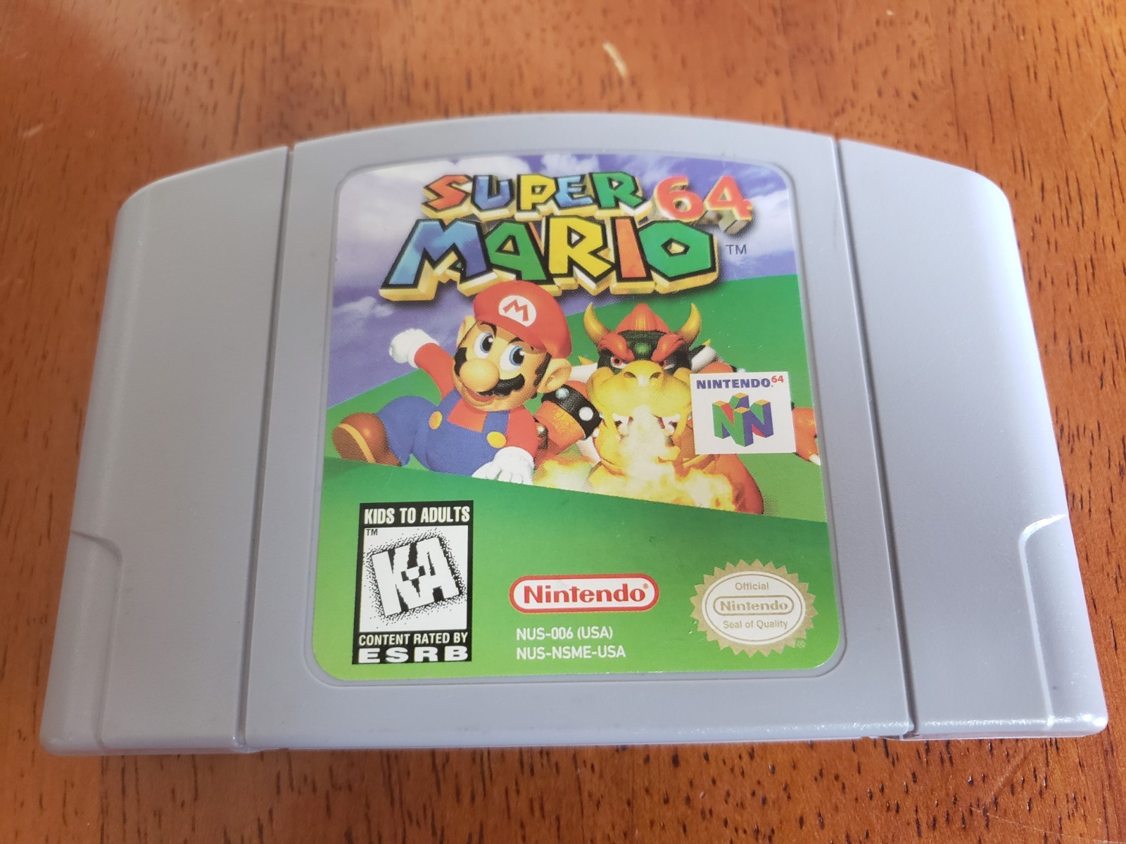 Super Mario 64 (Nintendo 64, 1996) NTSC USA Version Cartridge Only