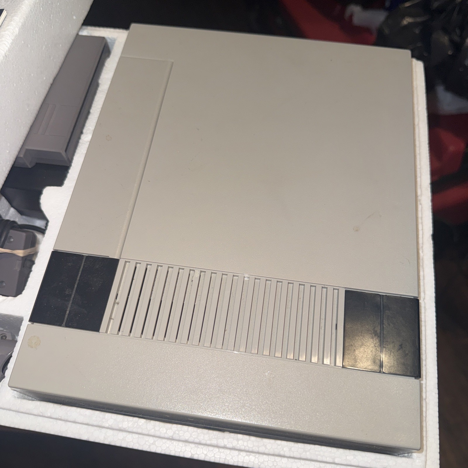 Nintendo NES-001 Console W/ Mario Duck Hunt Controller Light Gun Tested CIB
