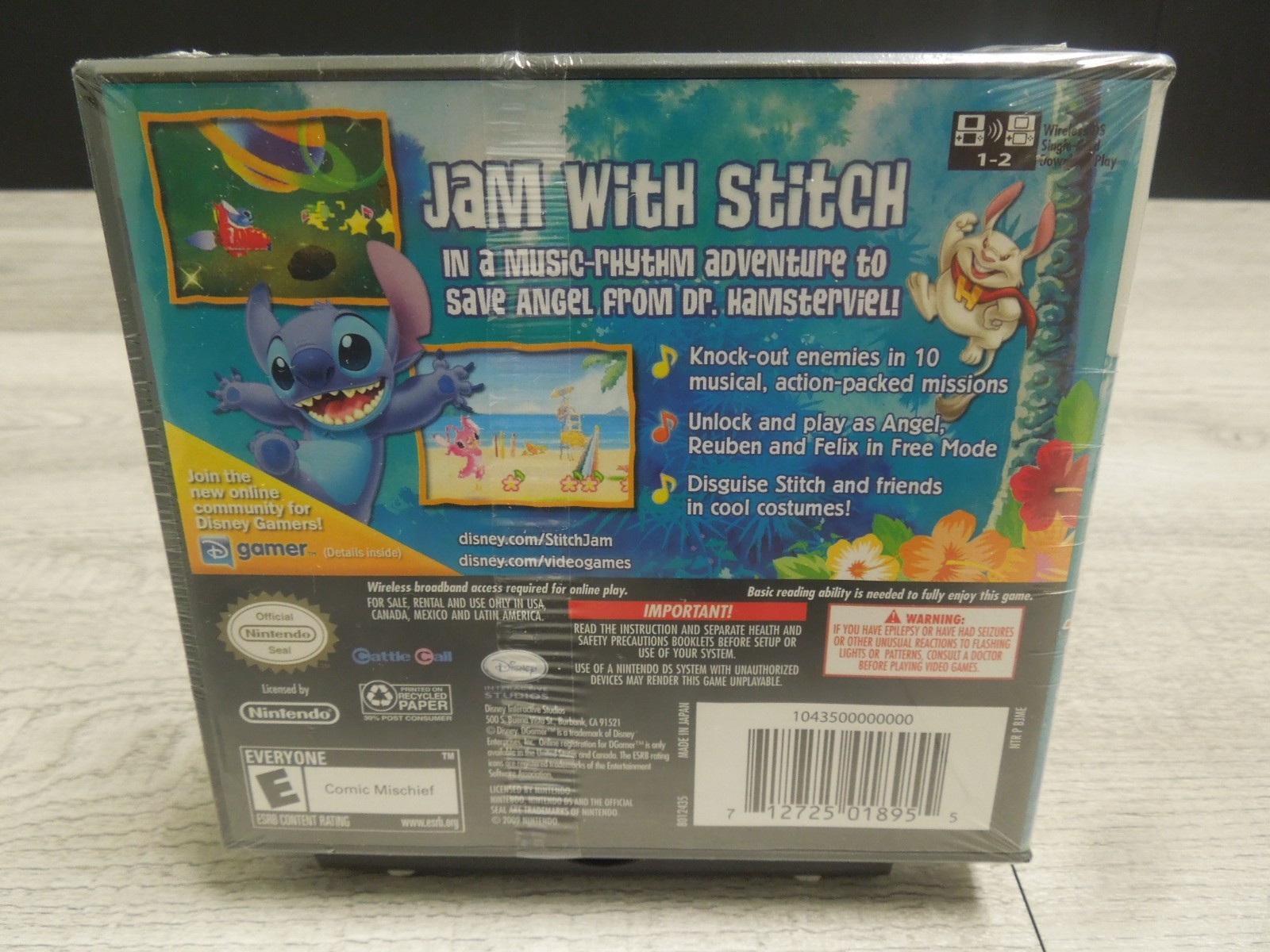 NEW FACTORY SEALED Stitch Jam 2010 Nintendo DS Video Game