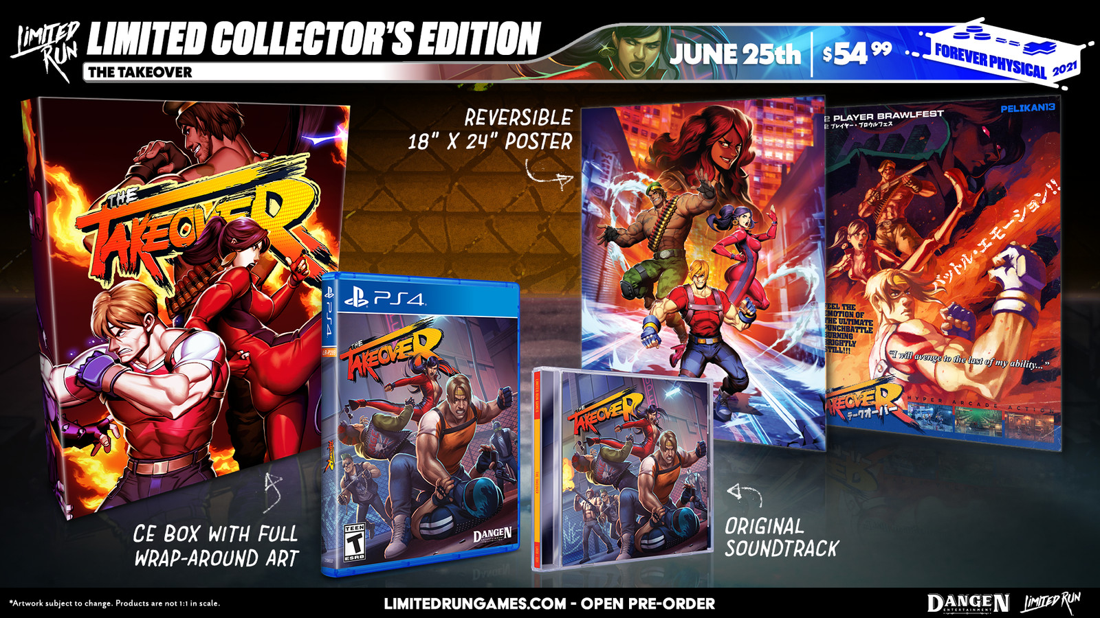 Limited Run #408: The TakeOver Collector’s Edition (PS4) Playstation 4