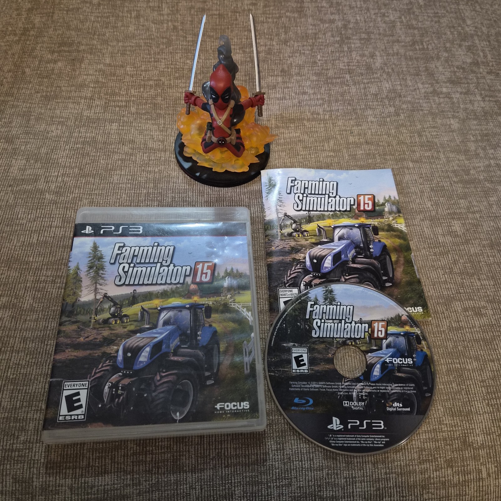 Farming Simulator 15 (Sony PlayStation 3, 2015) CIB READY TO SHIP