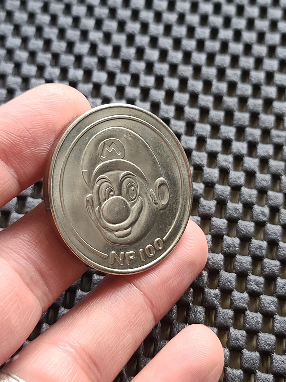 Nintendo Employee Power 100 PROTOTYPE Mario Coin Medal Rare Promo N64 SNES GBA