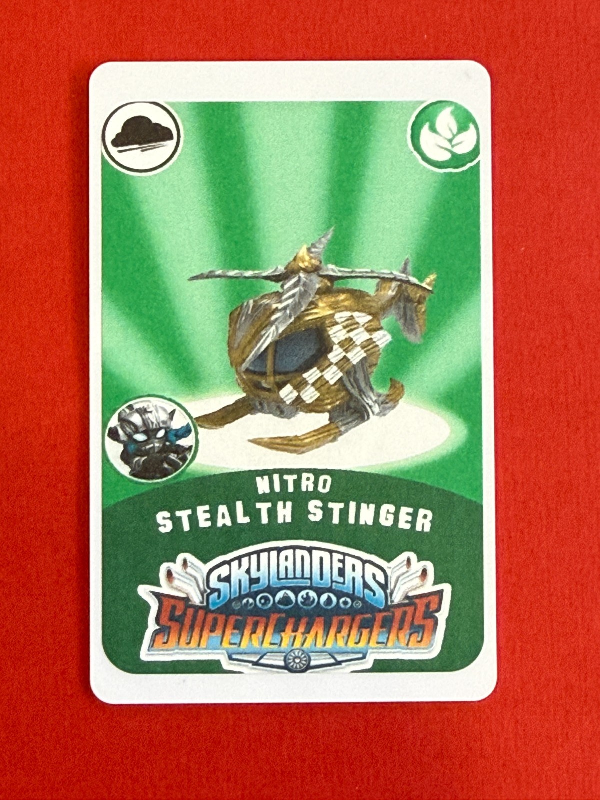 Skylanders Superchargers Vehicle Nitro Stealth Stinger NFC Card FREE SHIPPING