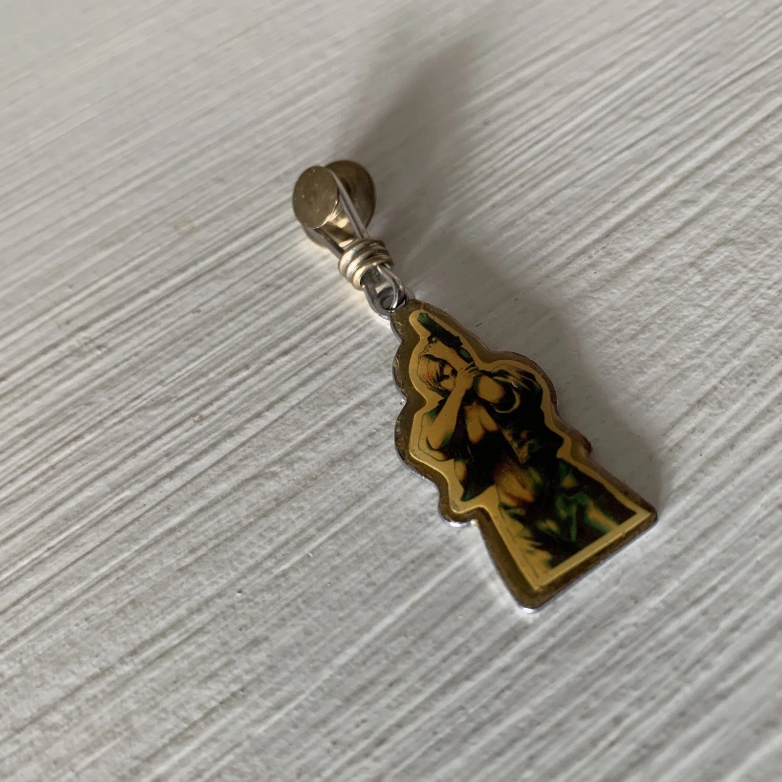 Parasite Eve 2 II Aya Brea Keychain Zipper Pull PlayStation 1999 Sony PS1 Rare