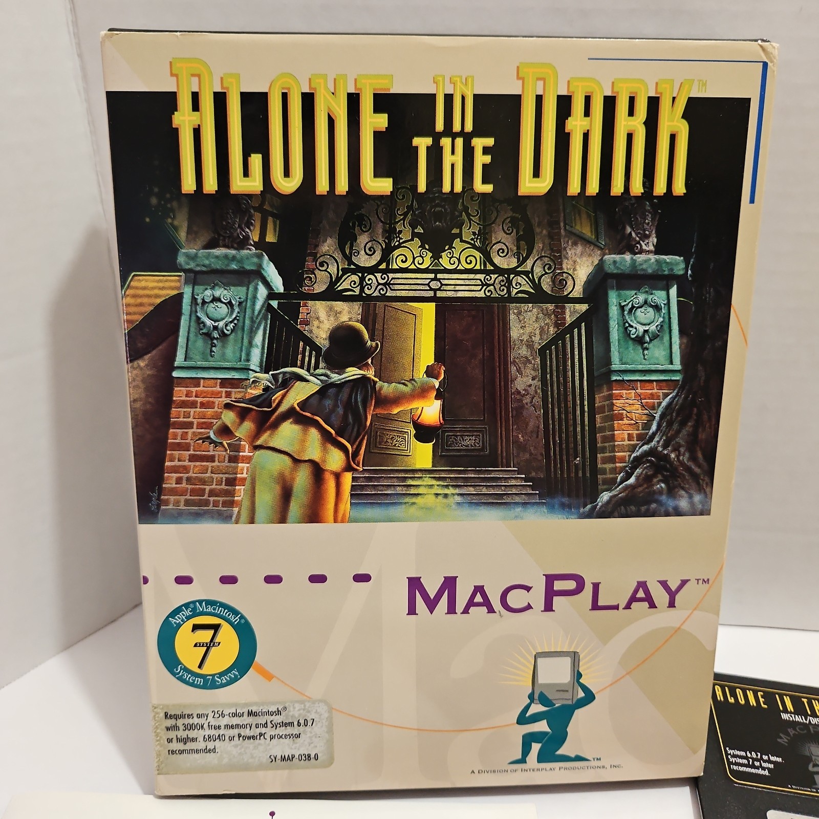 Alone In The Dark Macplay Vintage Mac Macintosh Big Box PC Game