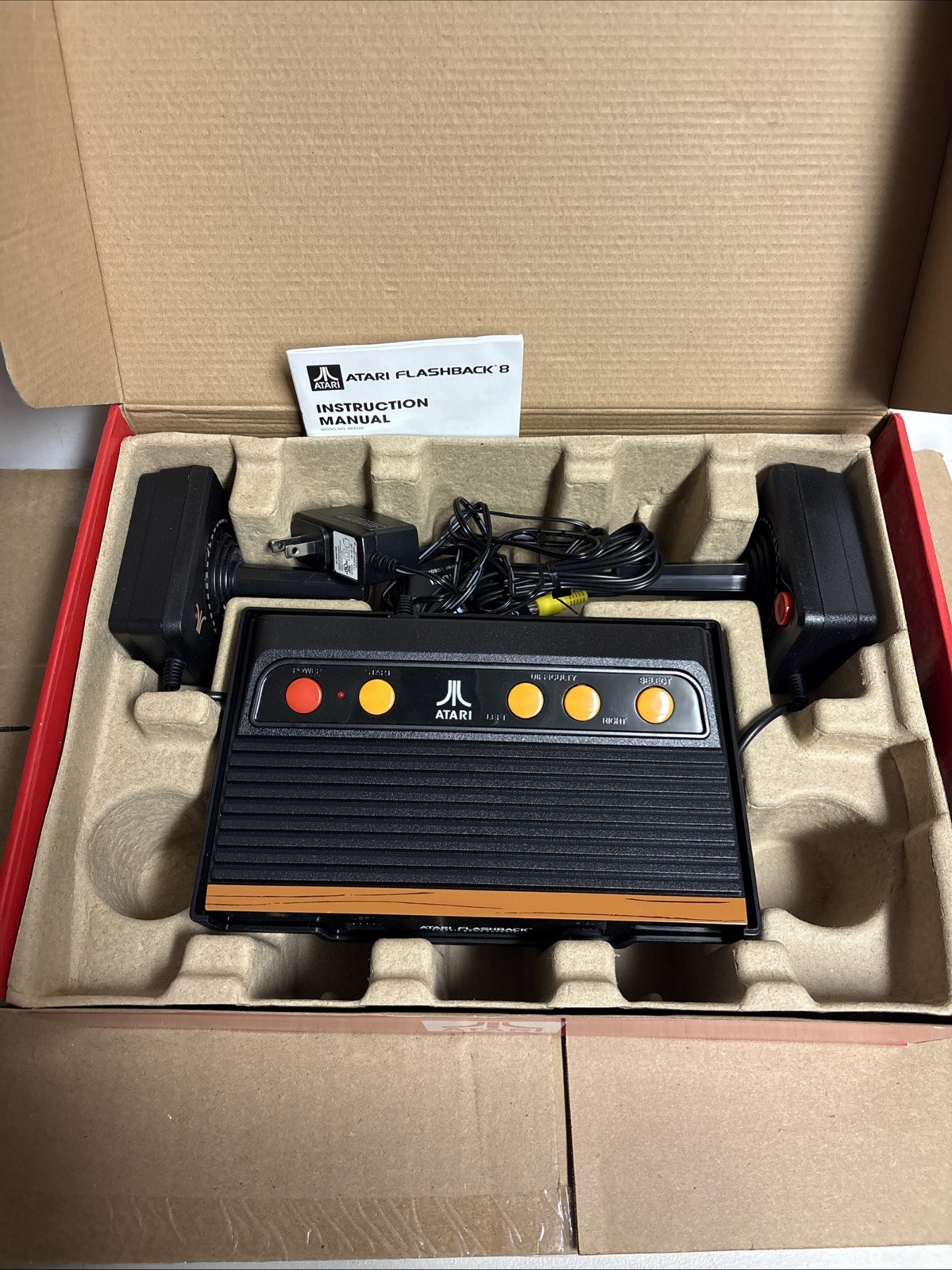 Atari Flashback 8 Home Console 105 Built-in Games Controllers Instruction Manual