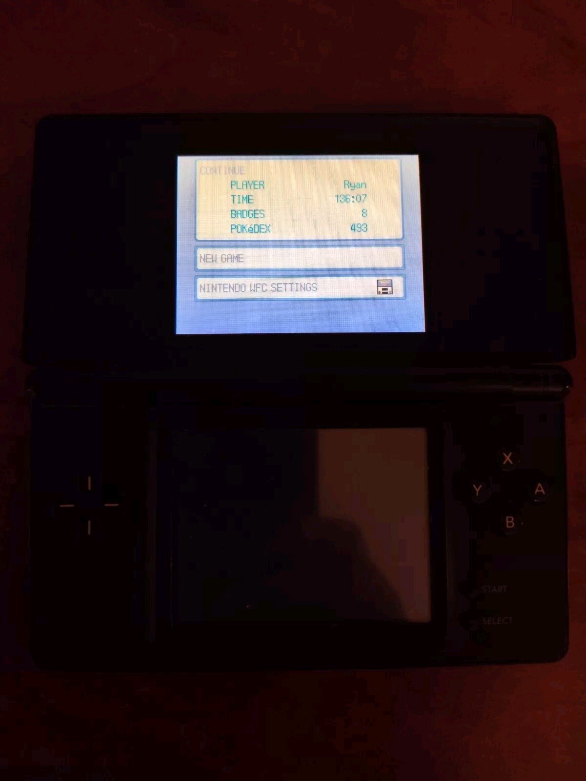 Nintendo Game Boy Advance SP Silver, Black DS lite with Pokemon Pearl + Fire Red