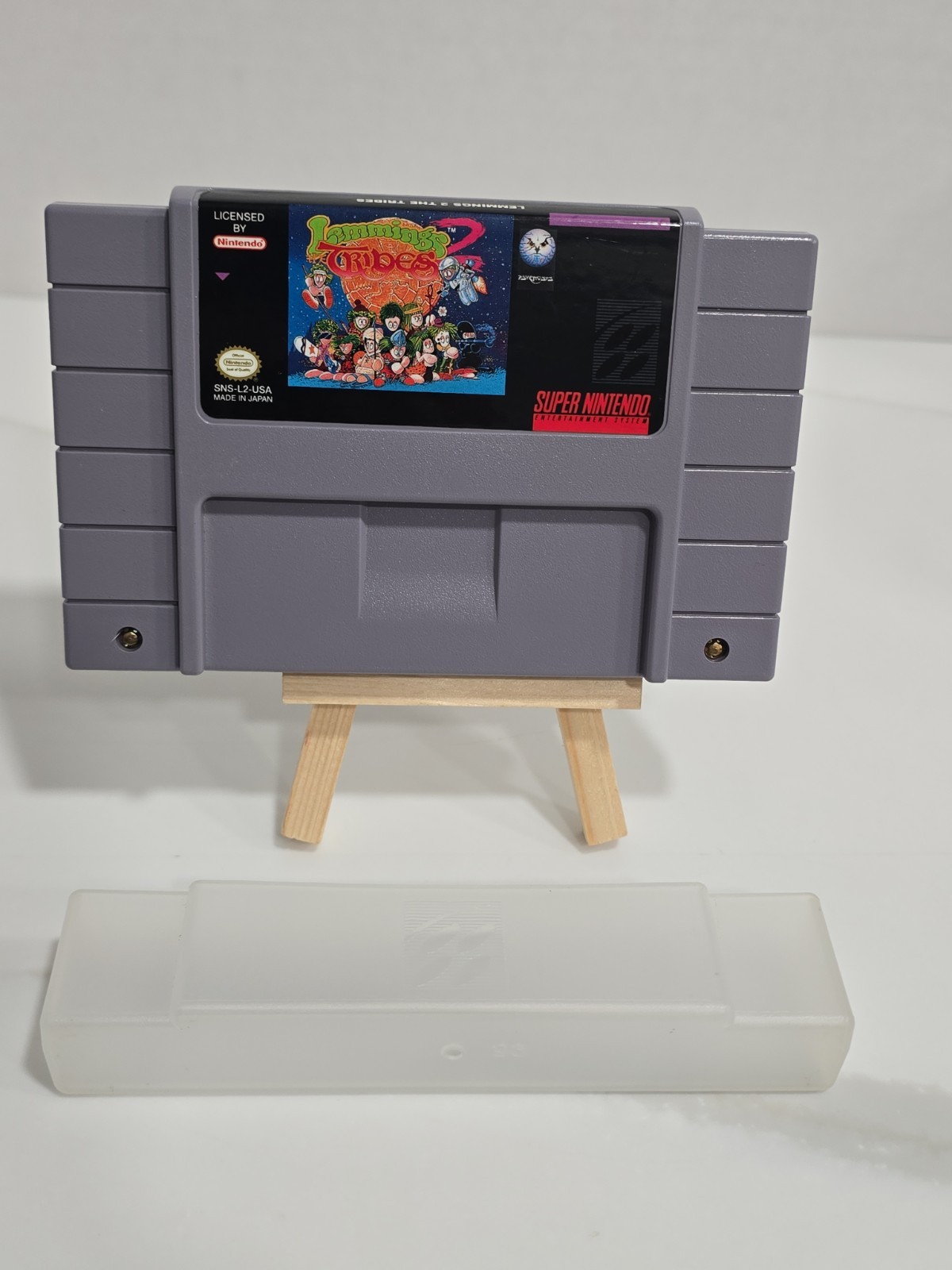 Lemmings 2: The Tribes Super Nintendo SNES Authentic Cartridge w/ Dust Cover VGC