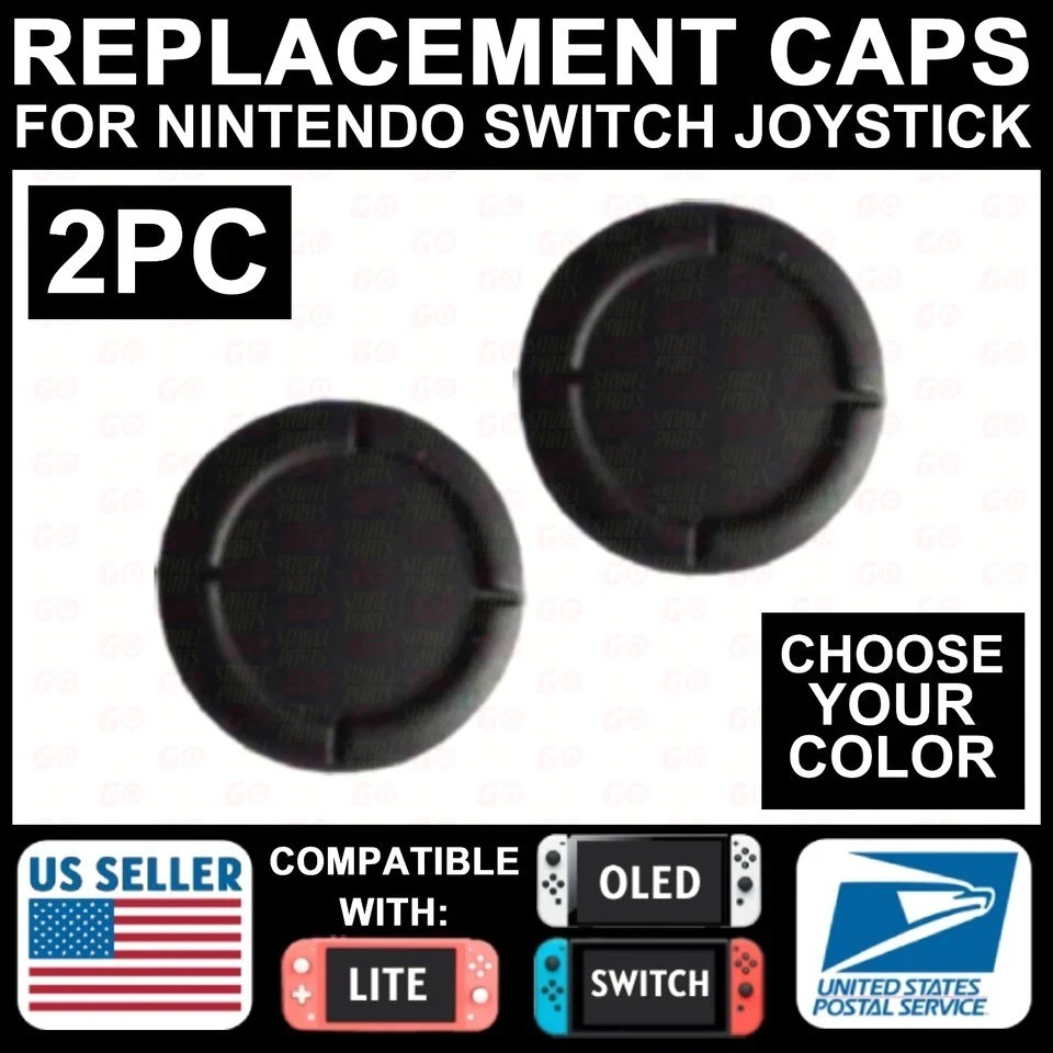 For Nintendo Switch/Lite/OLED Thumb Joy Con Analog Stick Grip Cap Rubber Cover