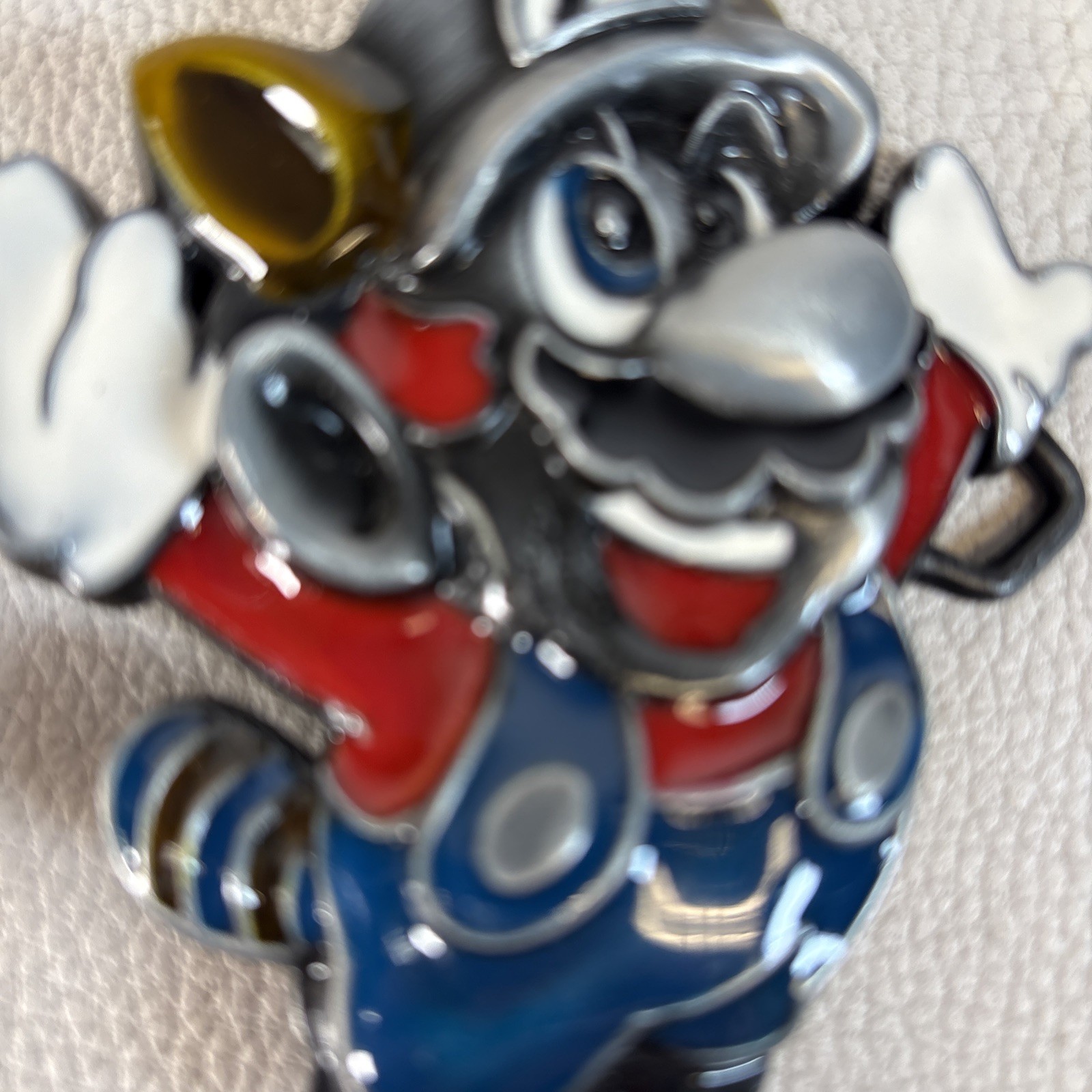 Mario Flying Squirrel Belt Buckle Super Mario Bros U Deluxe Game -B20