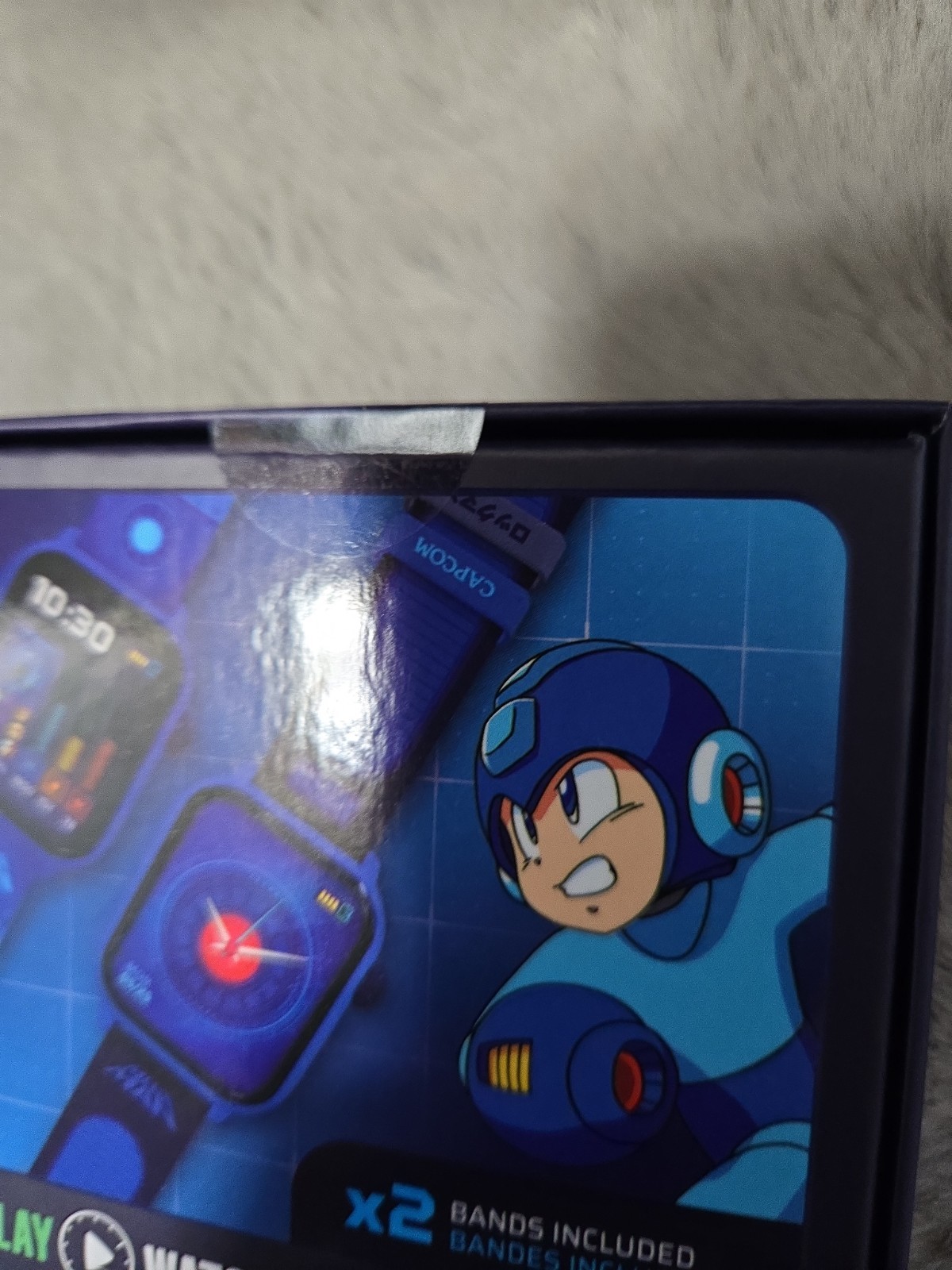 Mega Man Retro Play Watch Bundle with Bonus Band NEW