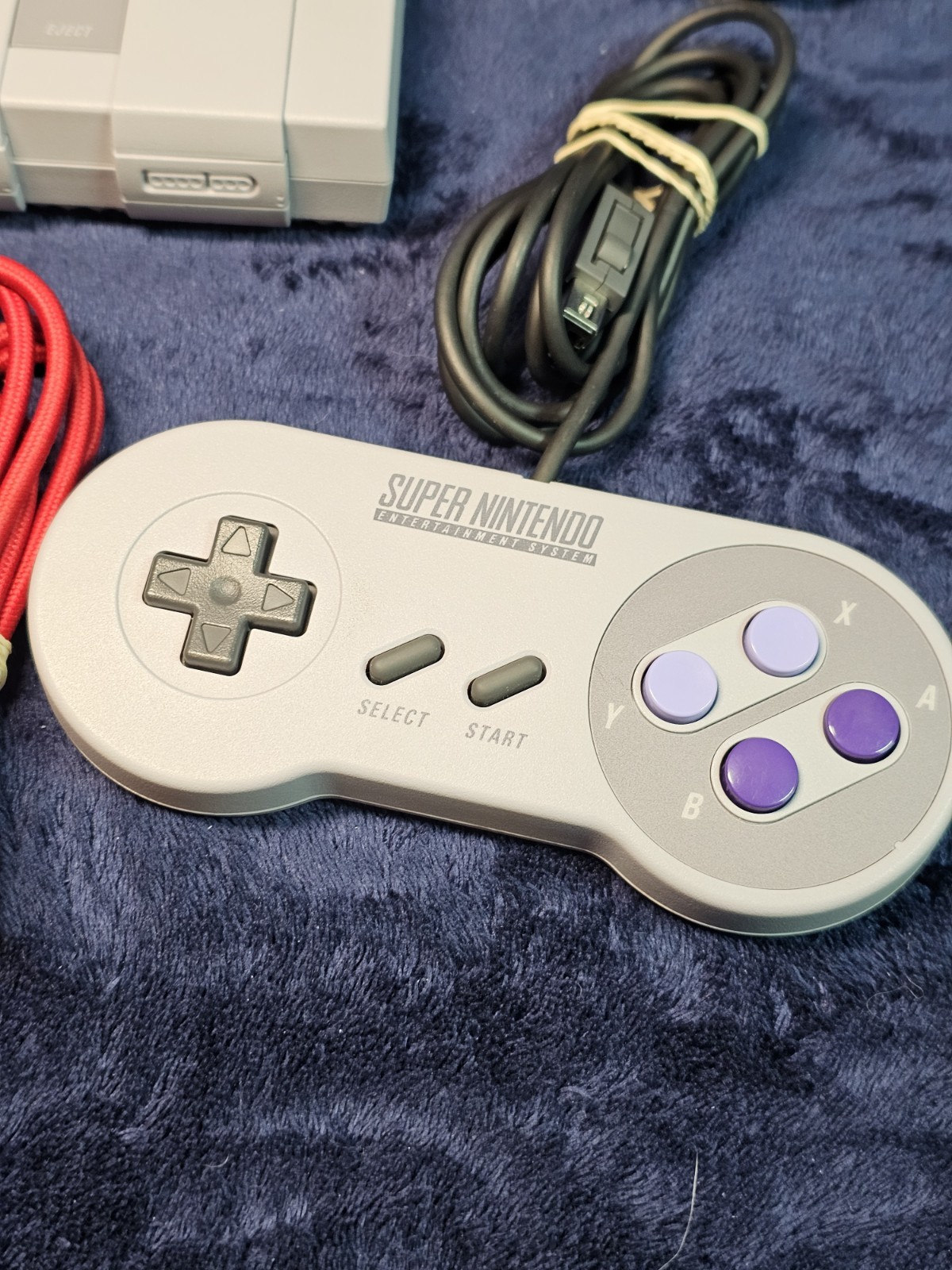 SNES Classic Edition with Two Controllers And Two Extensions
