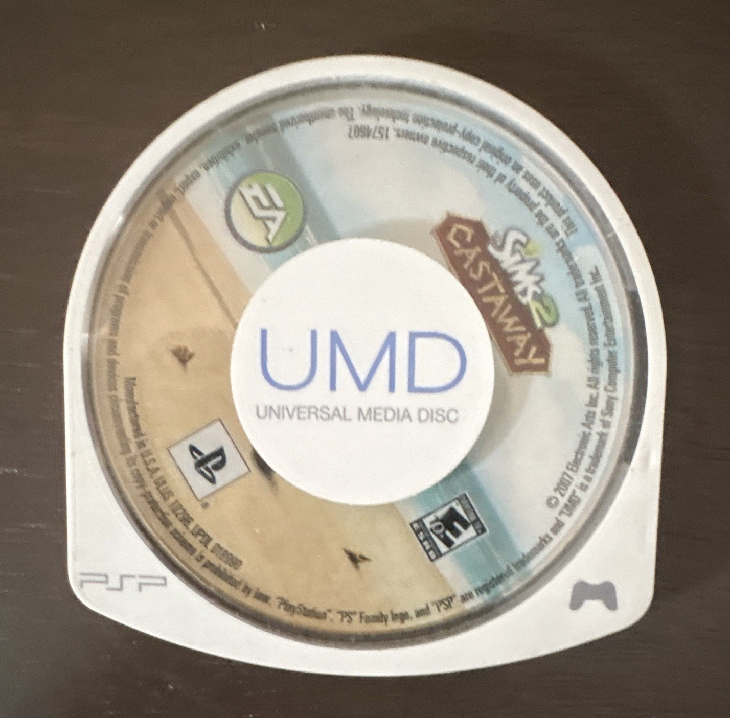 The Sims 2: Castaway Sony PSP EA E10+ 2007 Game The Sims Series
