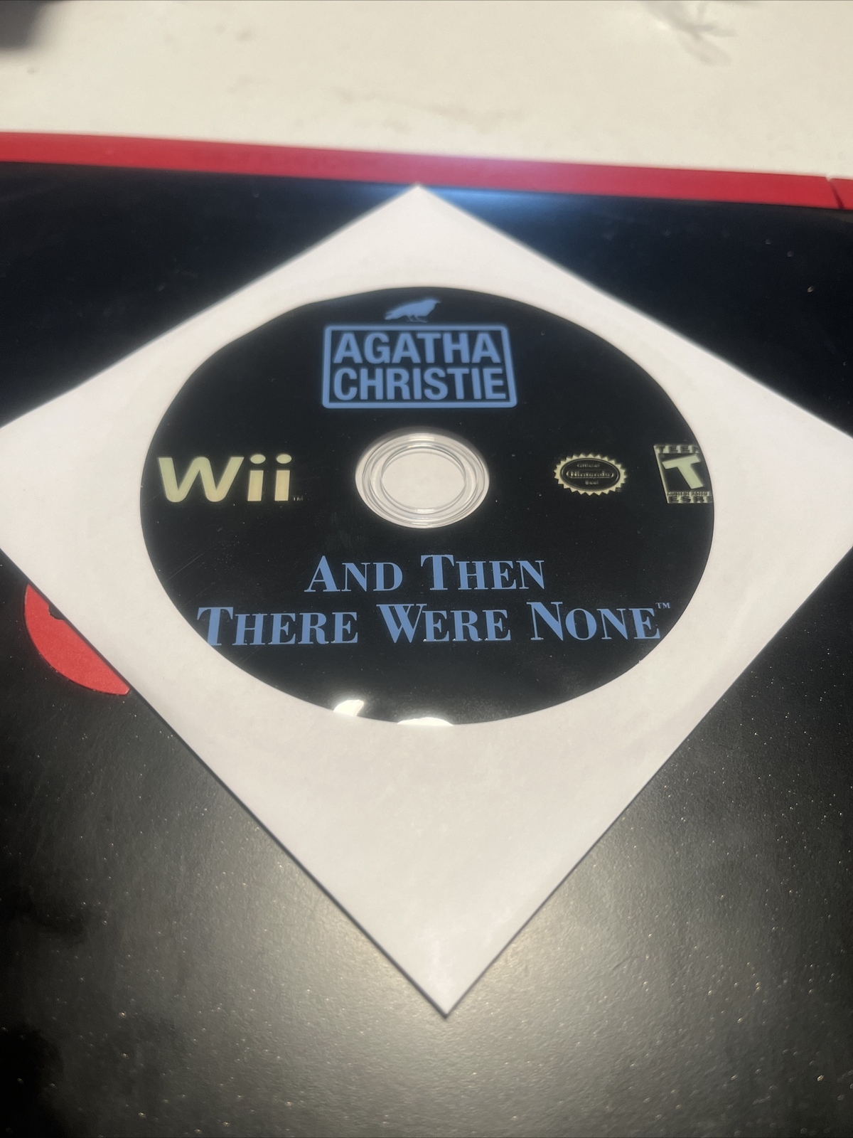 AGATHA CHRISTIE: AND THEN THERE WERE NONE NINTENDO Wii GAME TESTED Loose Disc