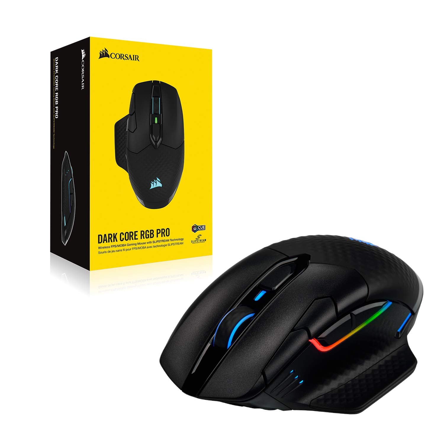 Corsair Dark Core Rgb Pro Wireless/Wired Fps Moba Gaming Mouse 18000 Dpi