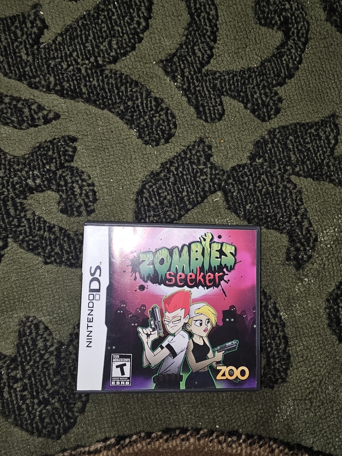 Zombies Seeker (Nintendo DS) Authentic – missing paper – Tested & Working