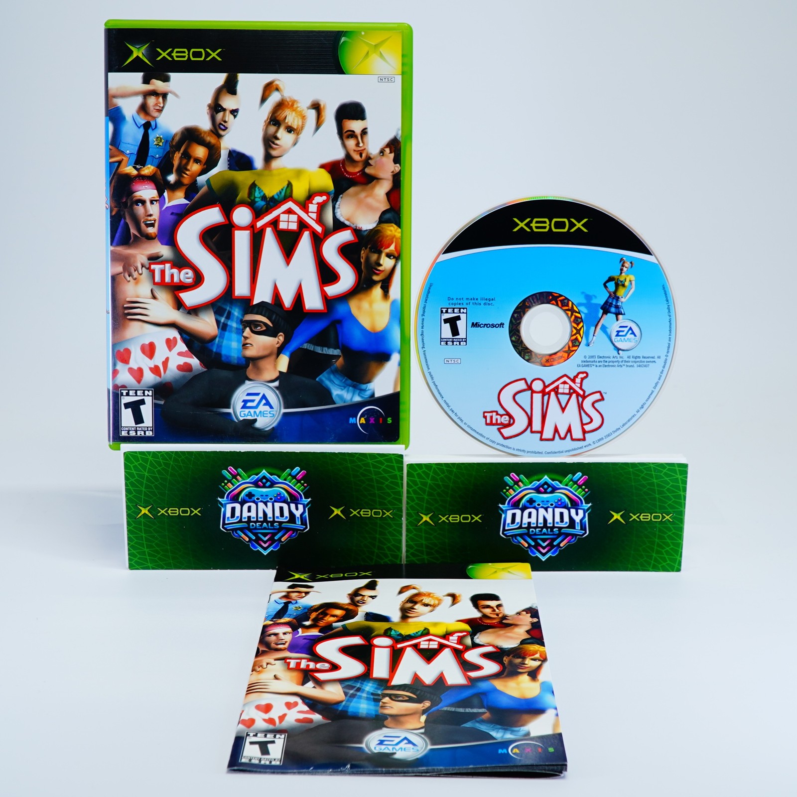The Sims CIB W/ Manual – Xbox
