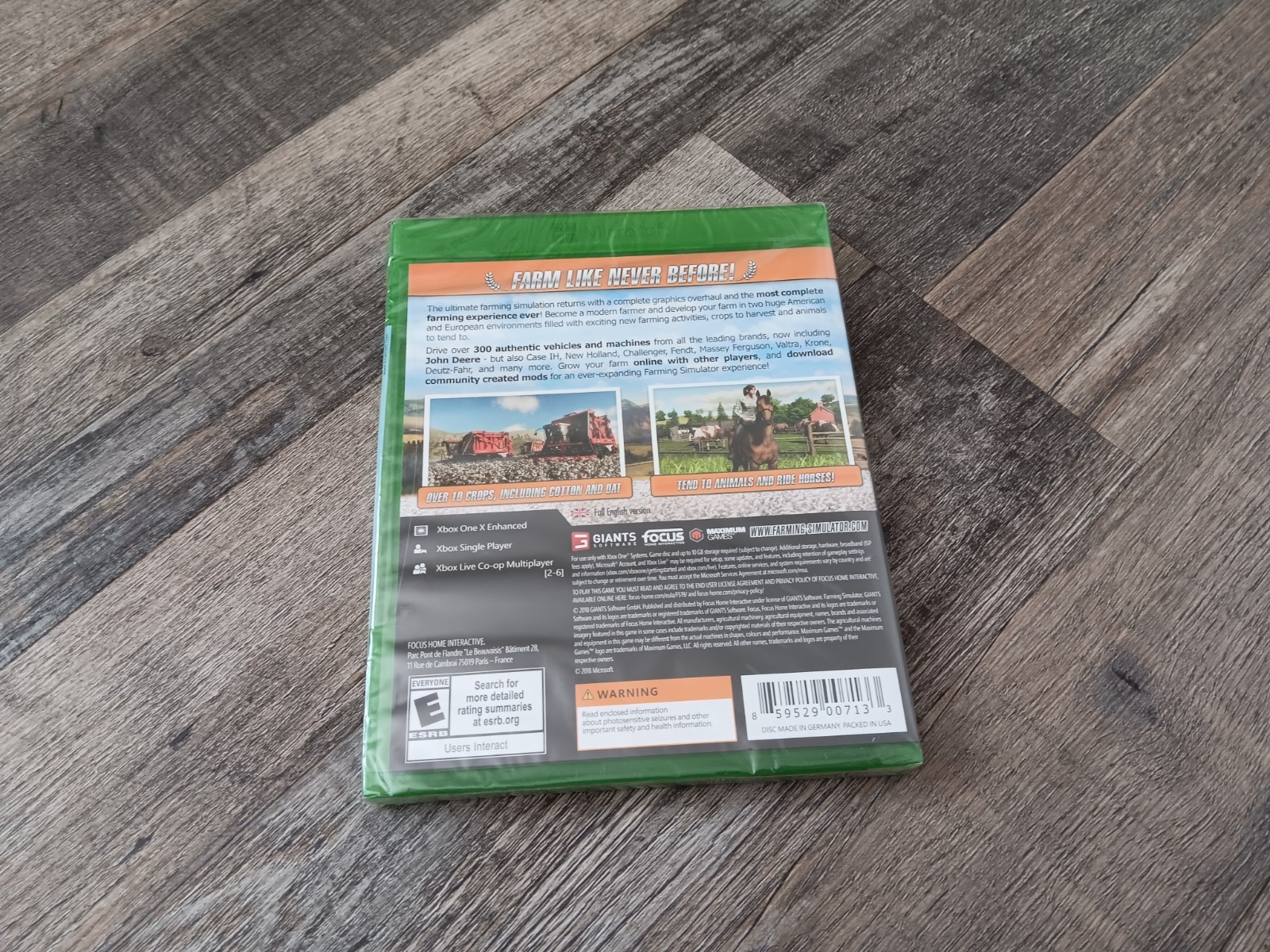 NEW Farming Simulator 19 Microsoft Xbox One/Series X Factory Sealed 2018 CIB