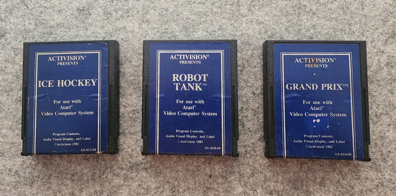 Ice Hockey, Robot Tank, Grand Prix – Activision, Blue Label, Atari 2600 – Tested
