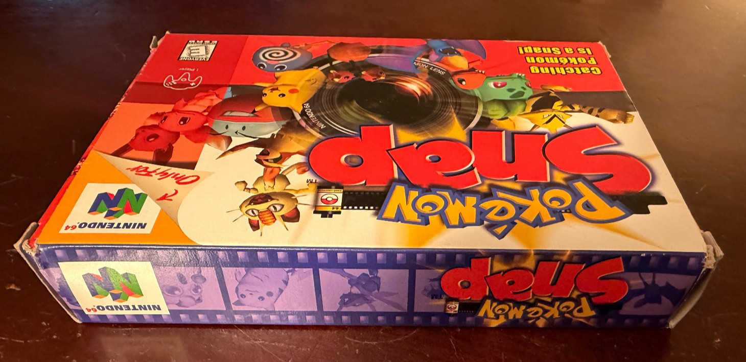Pokemon Snap Nintendo 64 N64 – CIB Cart Manual Box Inserts Stickers TESTED