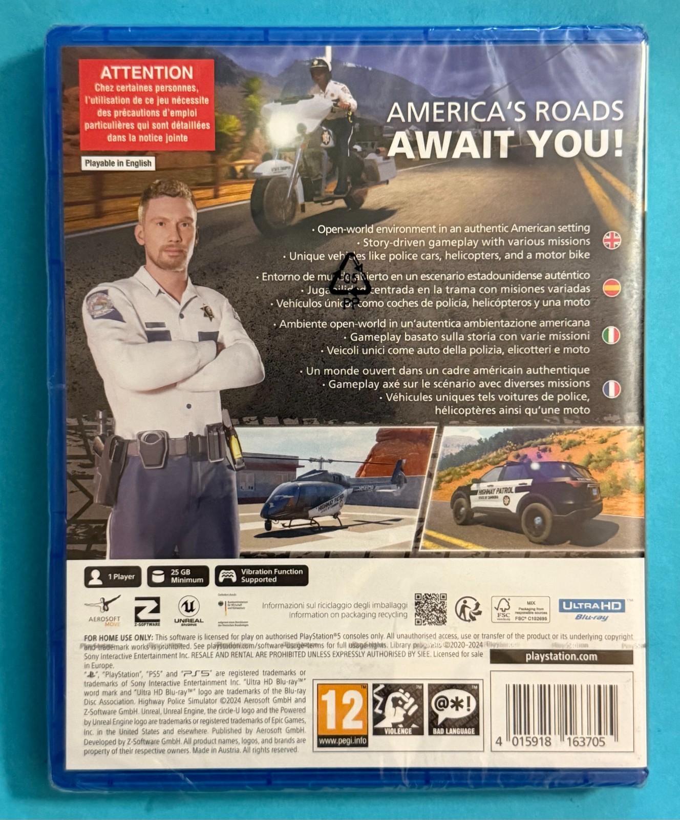 Highway Police Simulator for PlayStation 5 PEGI12 UK Import Region Free PS5 Game