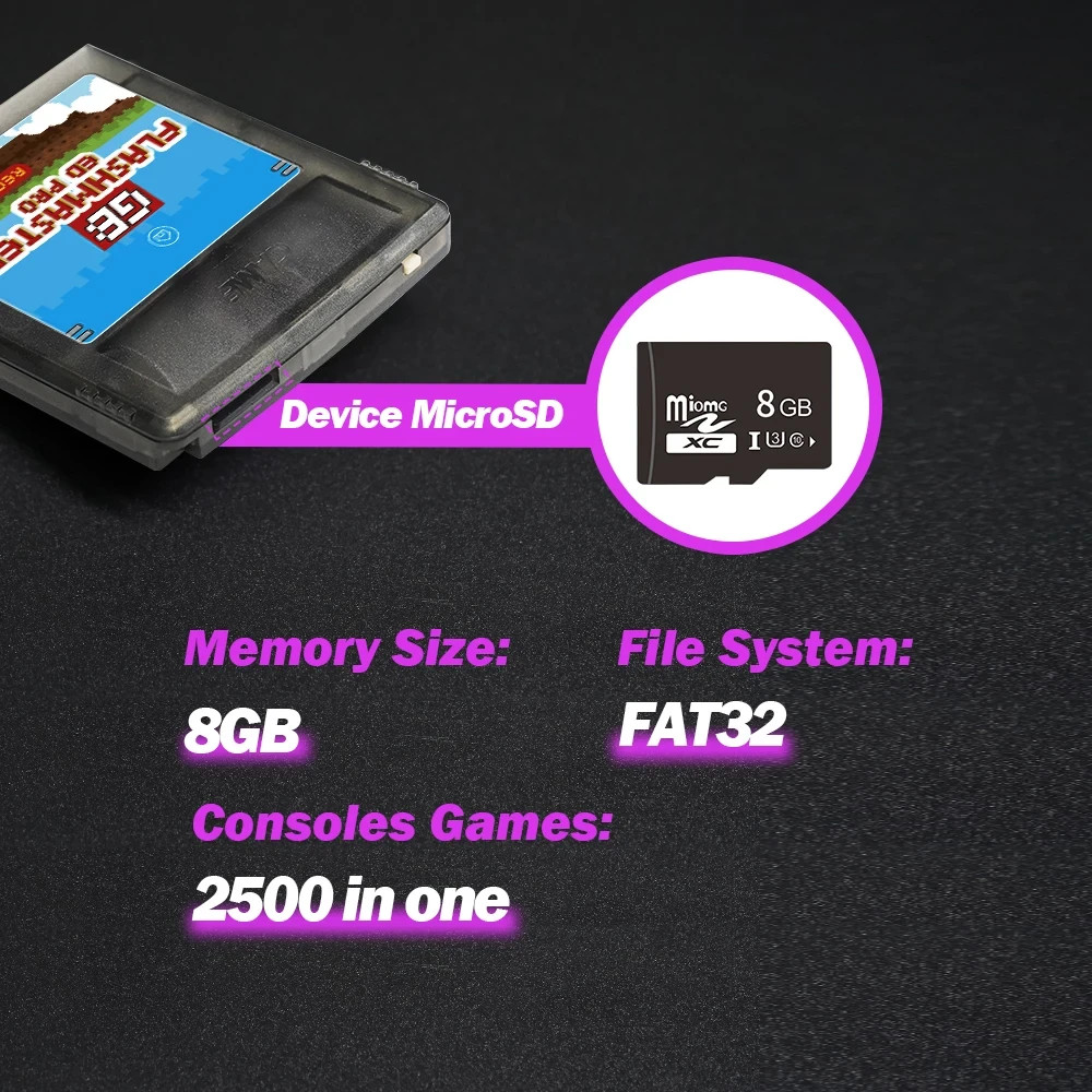 2500 in 1 OS V4 GB Pro Flashmaster Cartridge Game Card For Gameboy/Gameboy Color