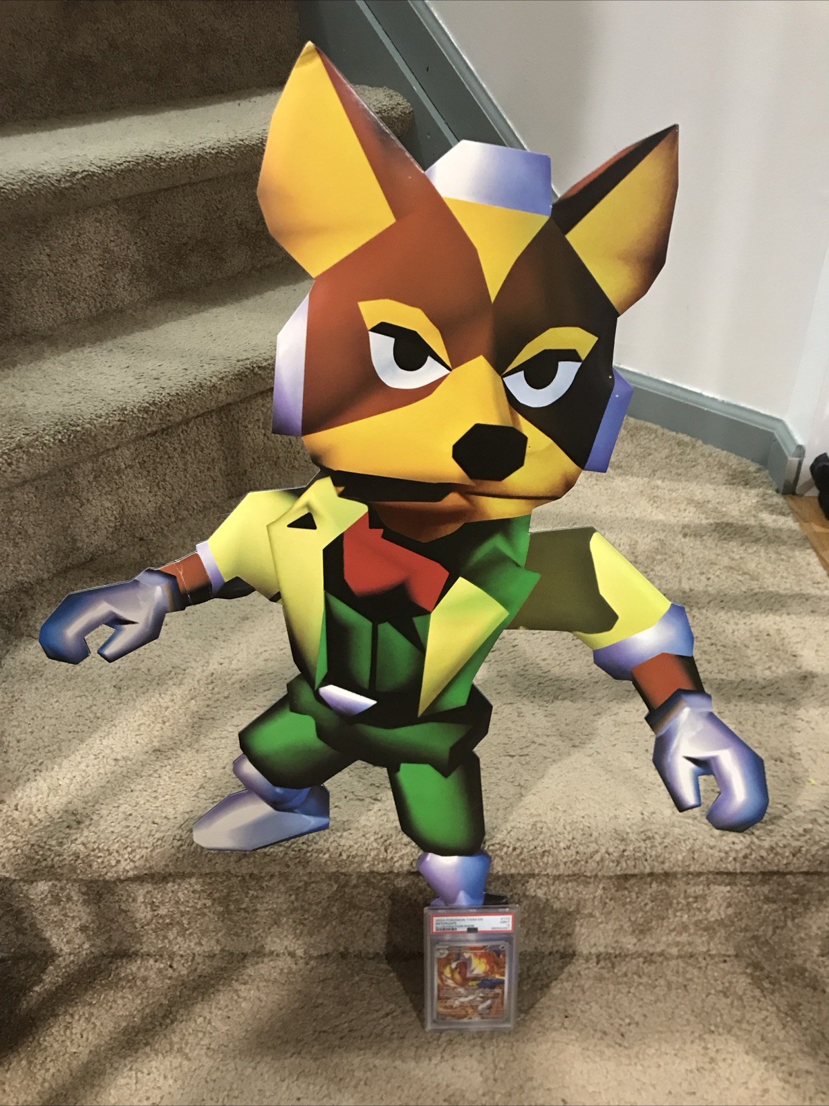 Nintendo 64 Star fox Starfox N64 Cut Out Standee Store Display Launch Promo