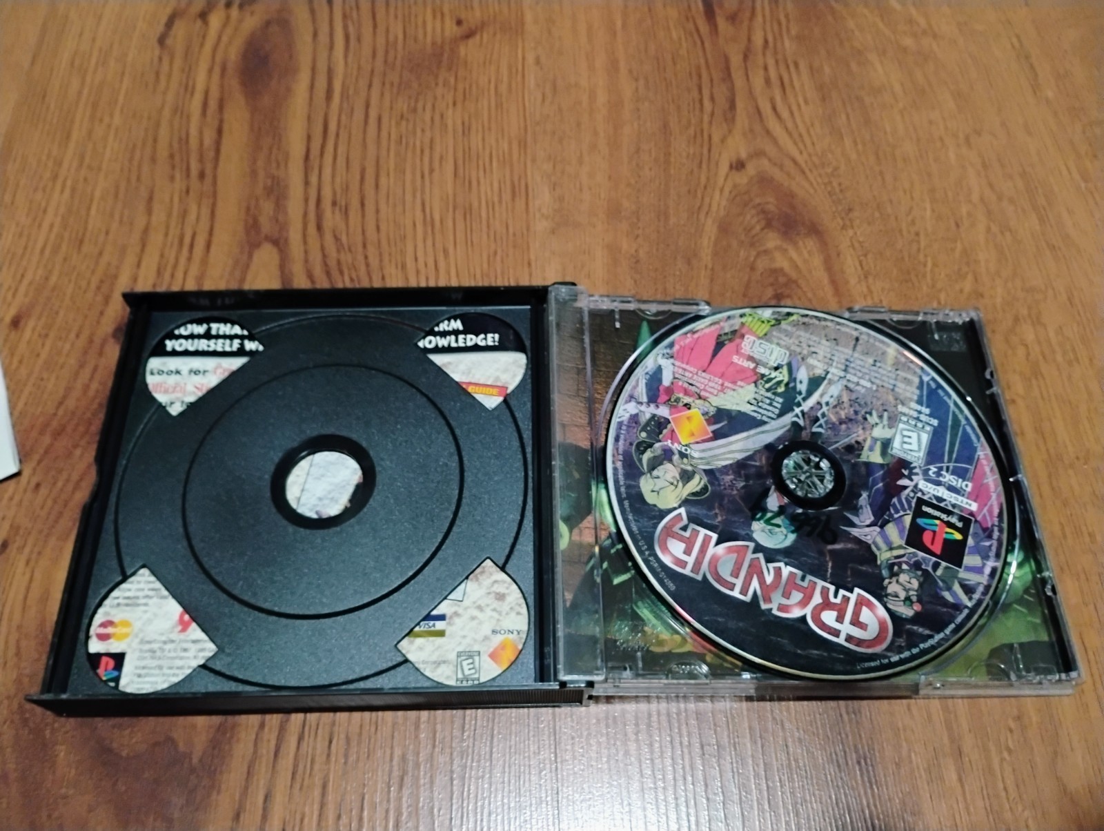 Sony PlayStation 1 Grandia Complete Set 1999 Edition with 2 Discs and Manual