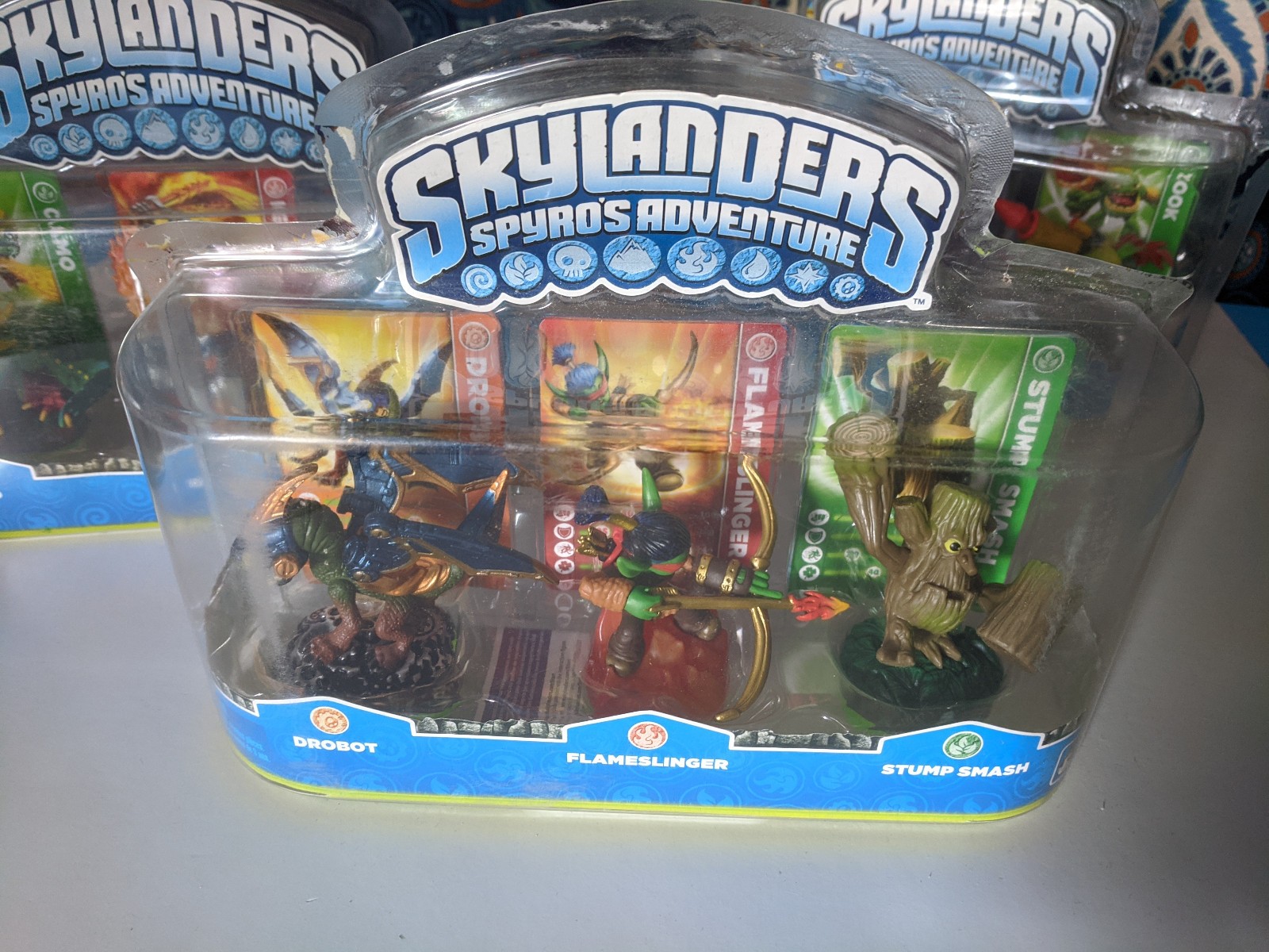 Skylanders Spyro’s Adventure Triple Packs + Dino-Rang Camo Drobot Lightning Rod+