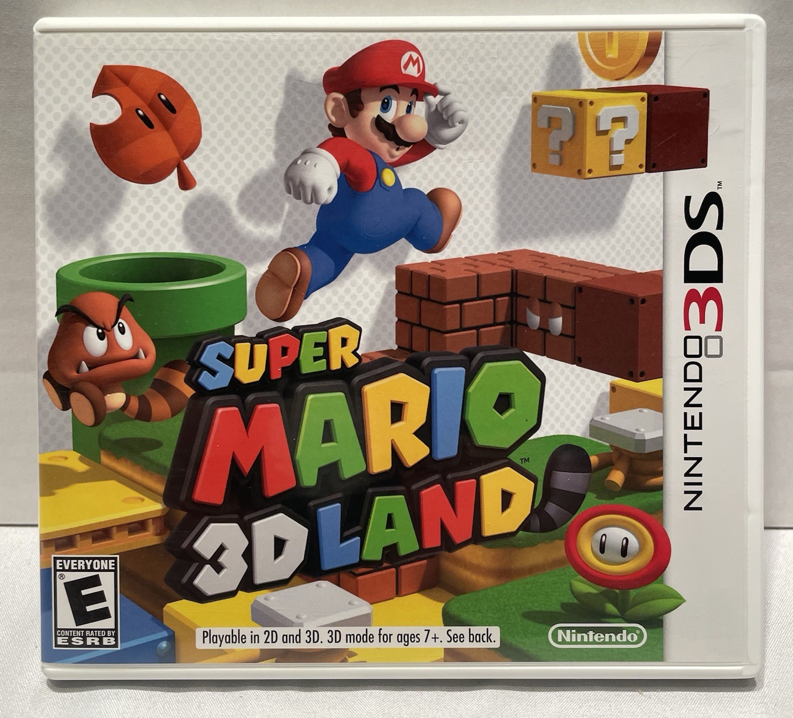 Super Mario 3D Land Nintendo 3DS Complete In Case Tested Authentic with Manual