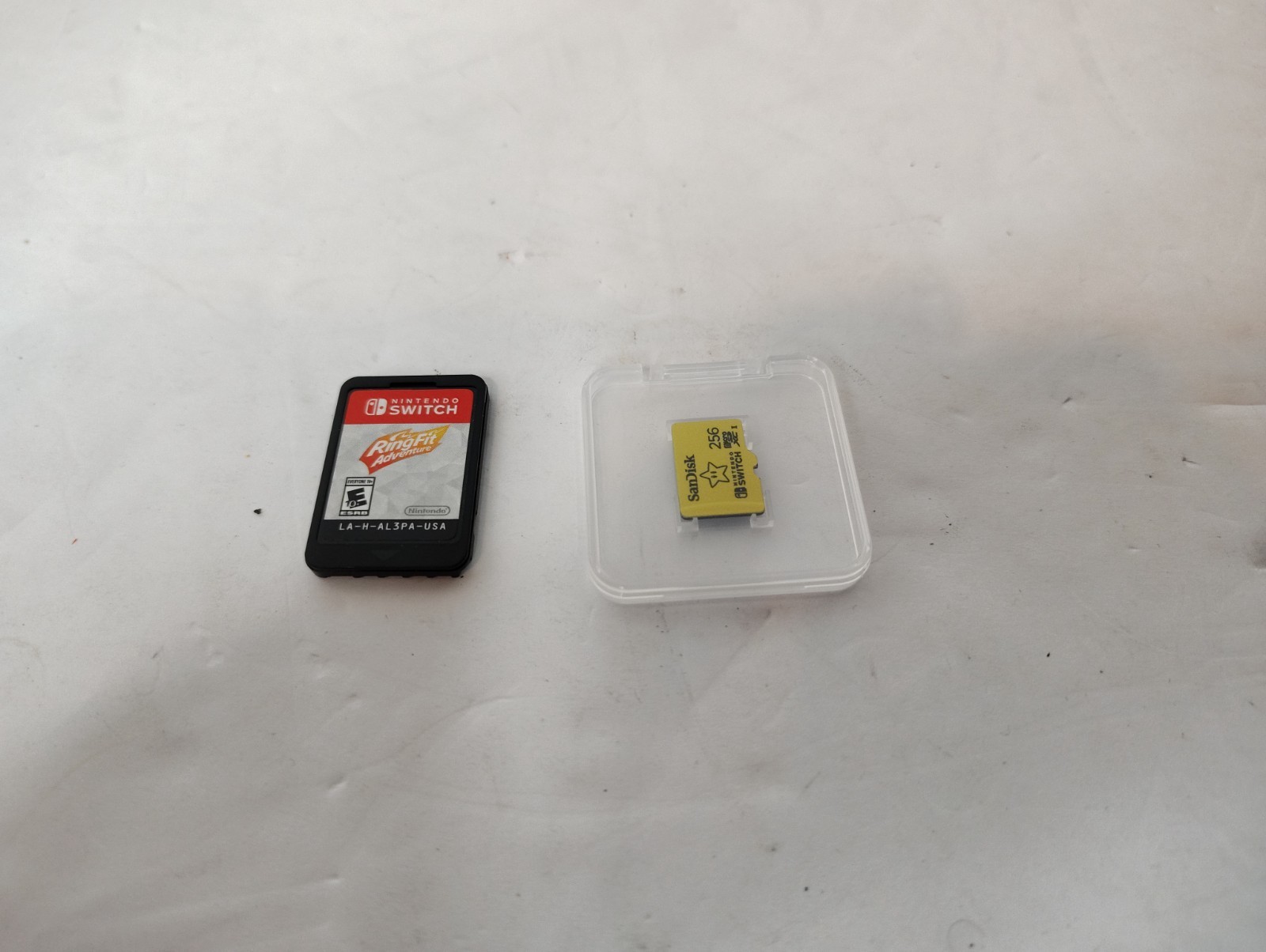 Sandisk 256GB Nintendo Switch MicroSD and Ring Fit Adventure Cartridge Bundle