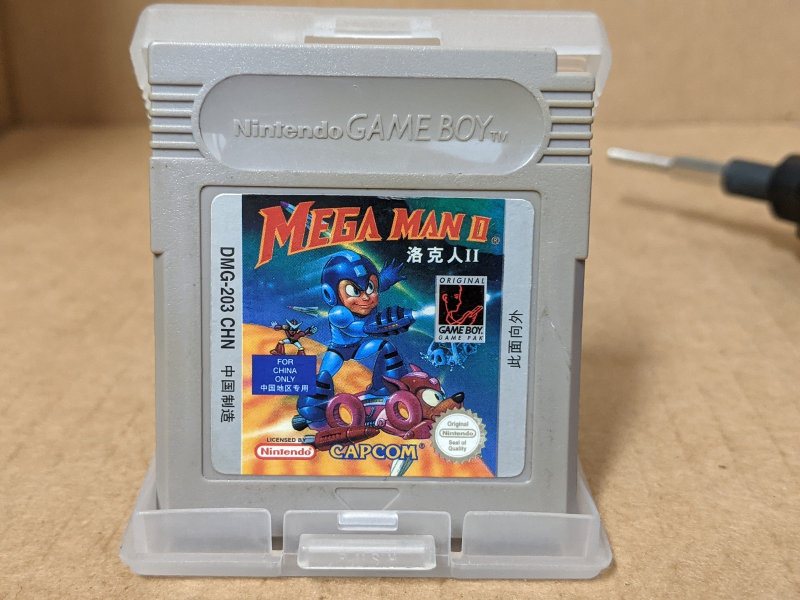 Mega Man II (2) FCO For China Only DMG-203 CHN Nintendo Gameboy Chinese