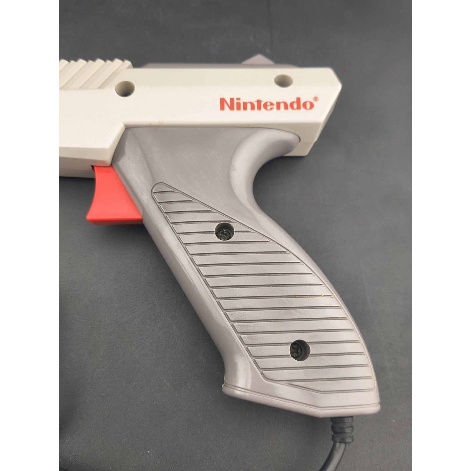 Authentic Nintendo NES Zapper Light Gun & Super Mario Bros Duck Hunt Bundle OEM