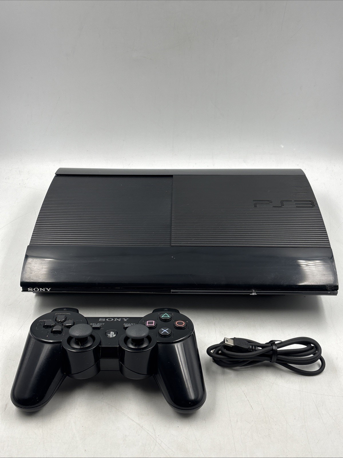 PlayStation PS3 CECH-4301C 500GB Bundle 9 Games, Controller, Cables, Box Tested