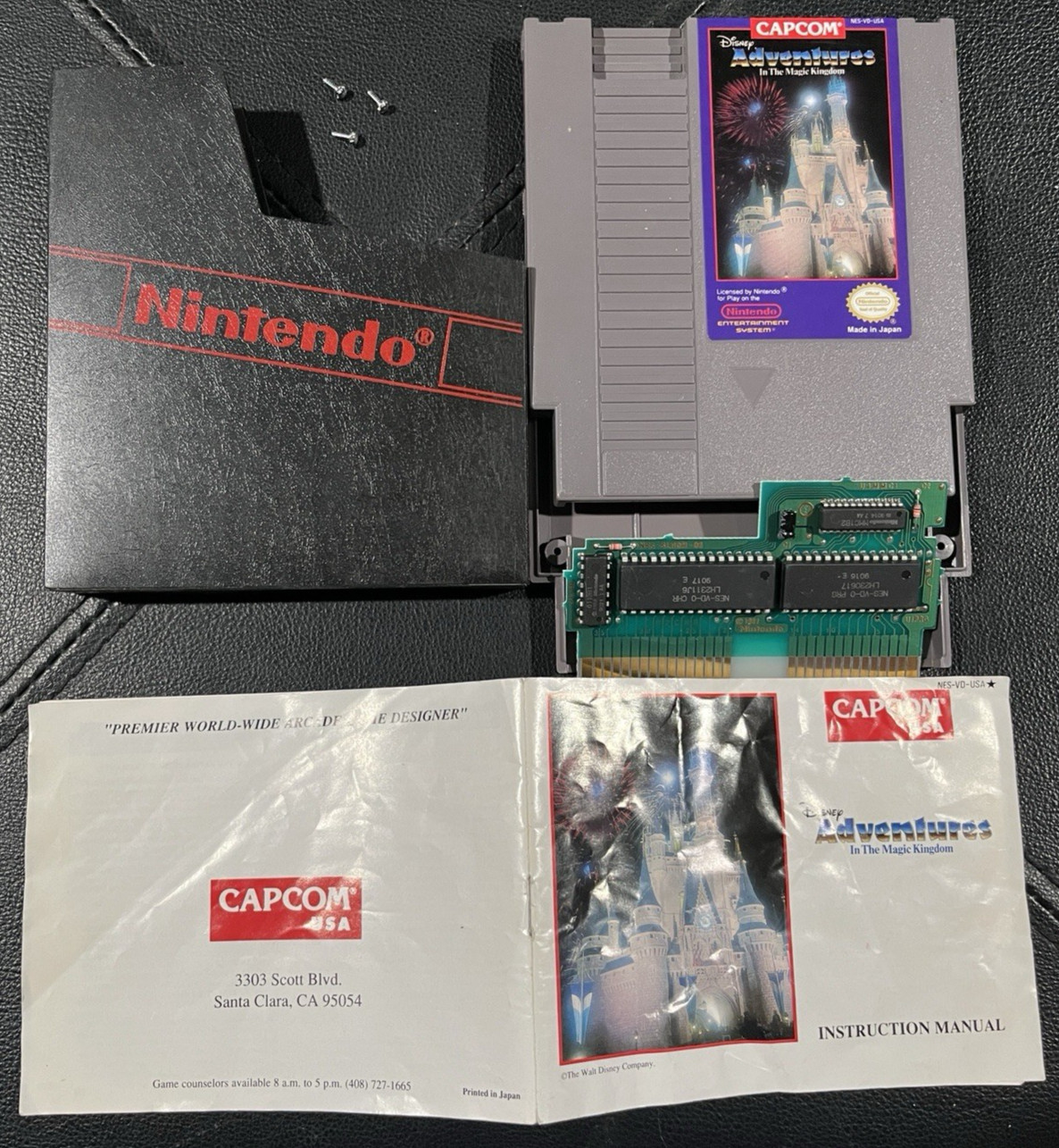 Disney Adventures in the Magic Kingdom NES with Manual & Sleeve Tested & Working