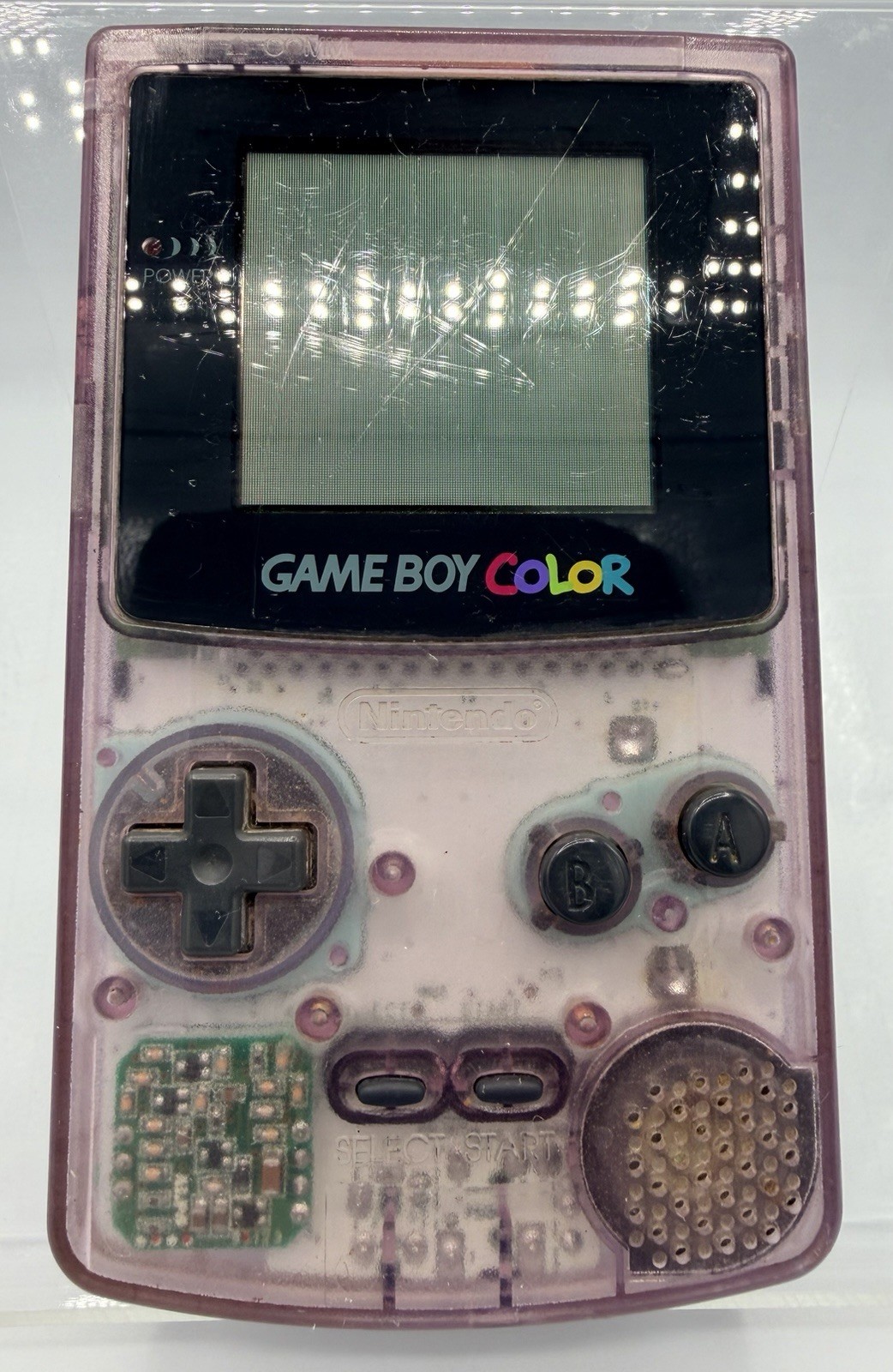 Nintendo 1998 Game Boy Color CGB-001 Atomic Translucent Purple – FOR PARTS