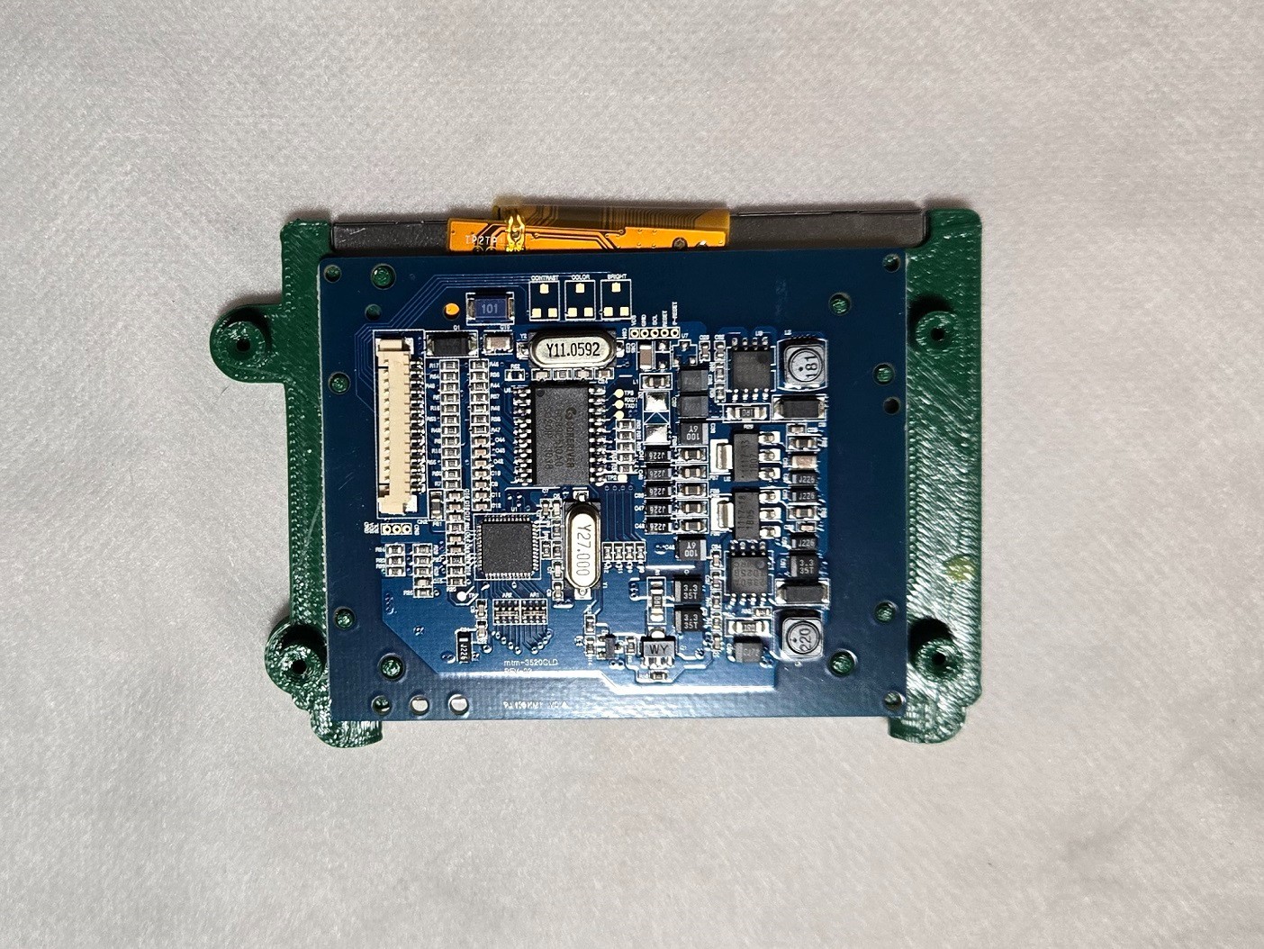 Sega Nomad LCD TFT Screen w/ Driver Board and Wiring Harness Kit with Bracket