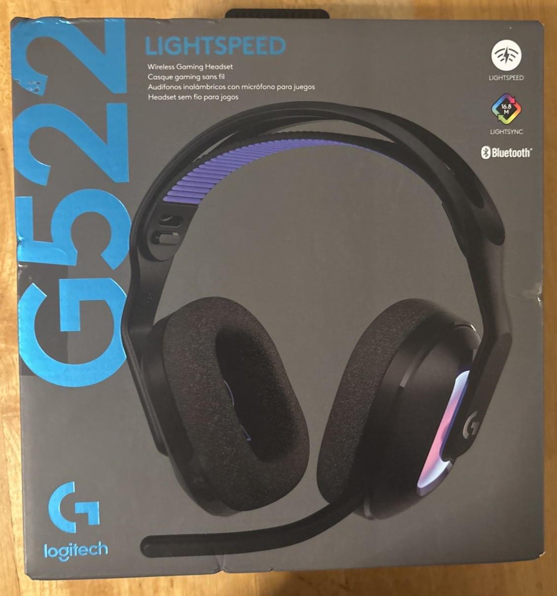 Logitech G522 Lightspeed Gaming Headset (981-001491) – Black… FREE S&H!