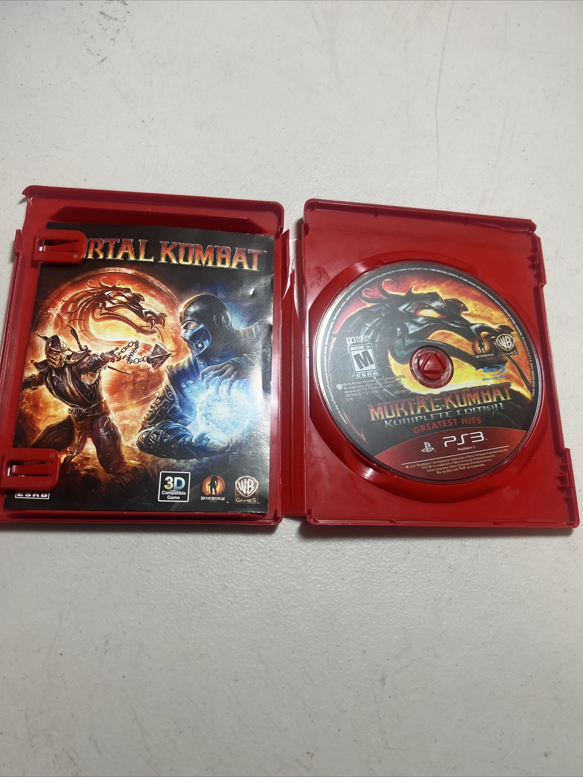 Mortal Kombat Komplete Edition Sony PlayStation 3 PS3 Greatest Hits
