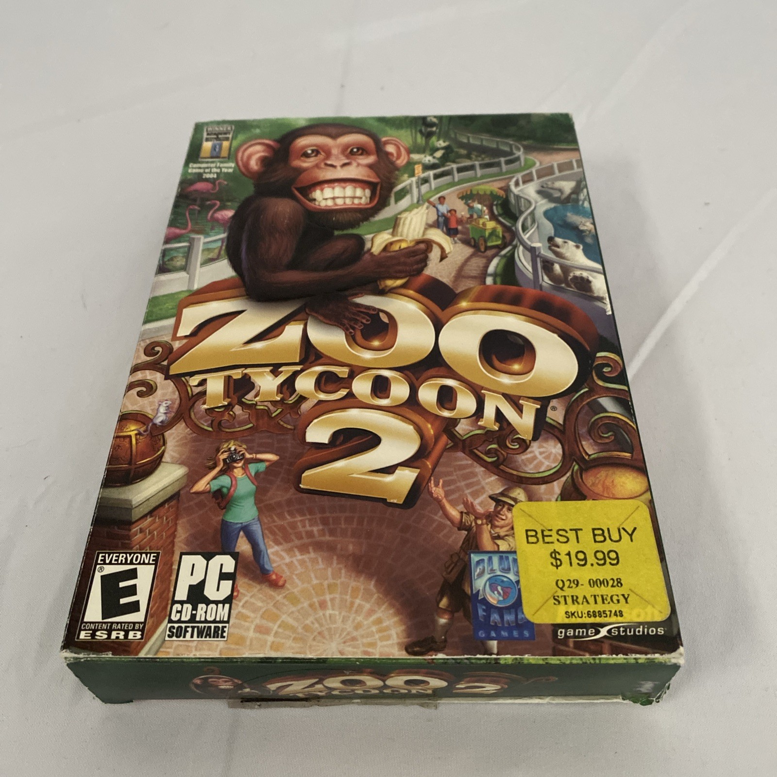 Zoo Tycoon 2 (PC, 2004) CD ROM Windows Computer Game – Microsoft – W Box/Manual