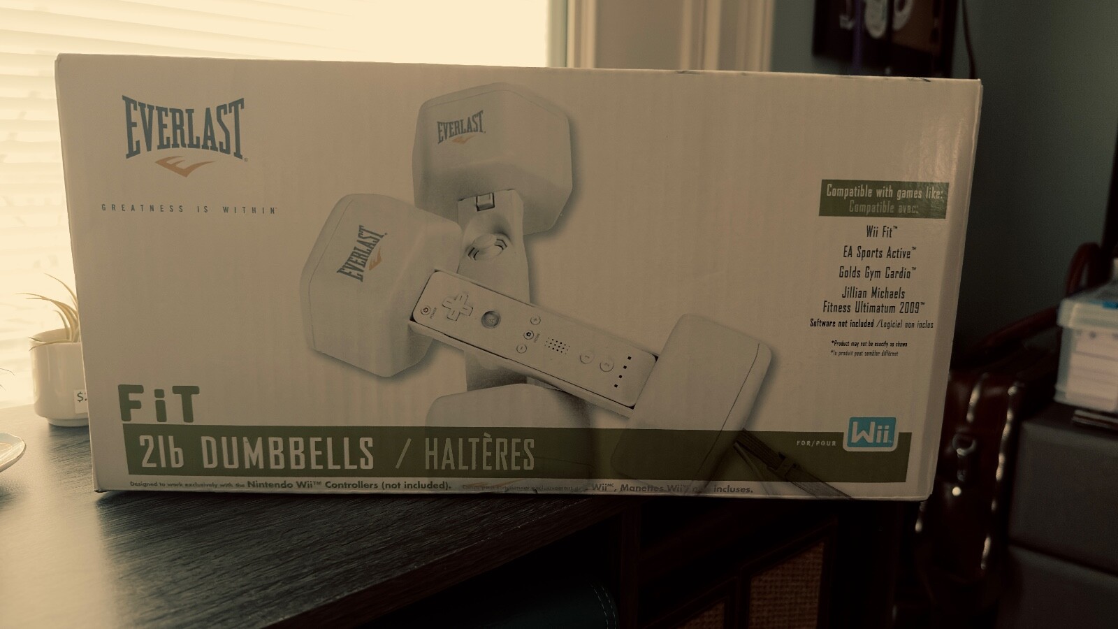 Wii Fit Everlast 2 lbs Dumbbells 