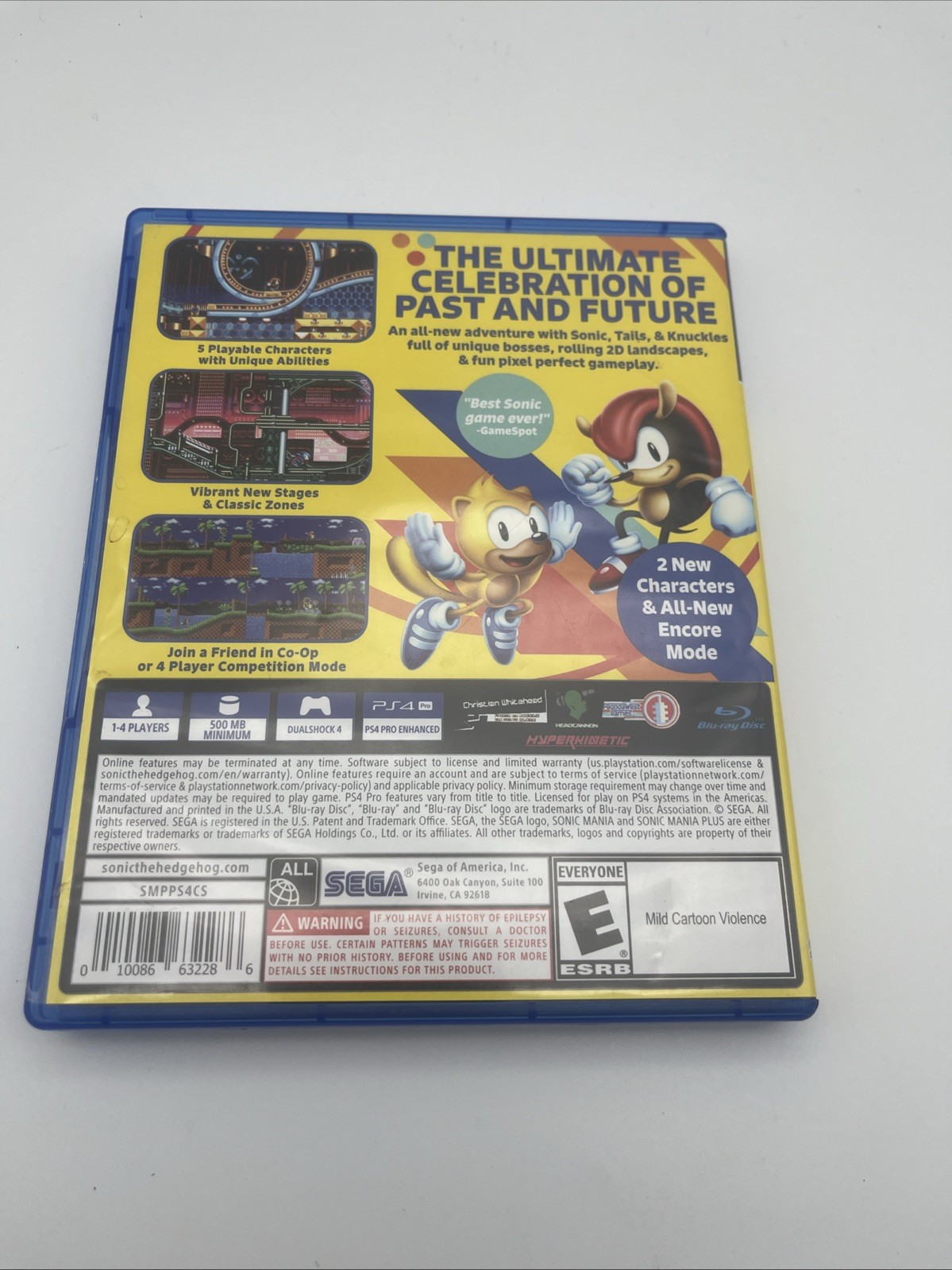 Sonic Mania Plus (Sony PlayStation 4, 2018)