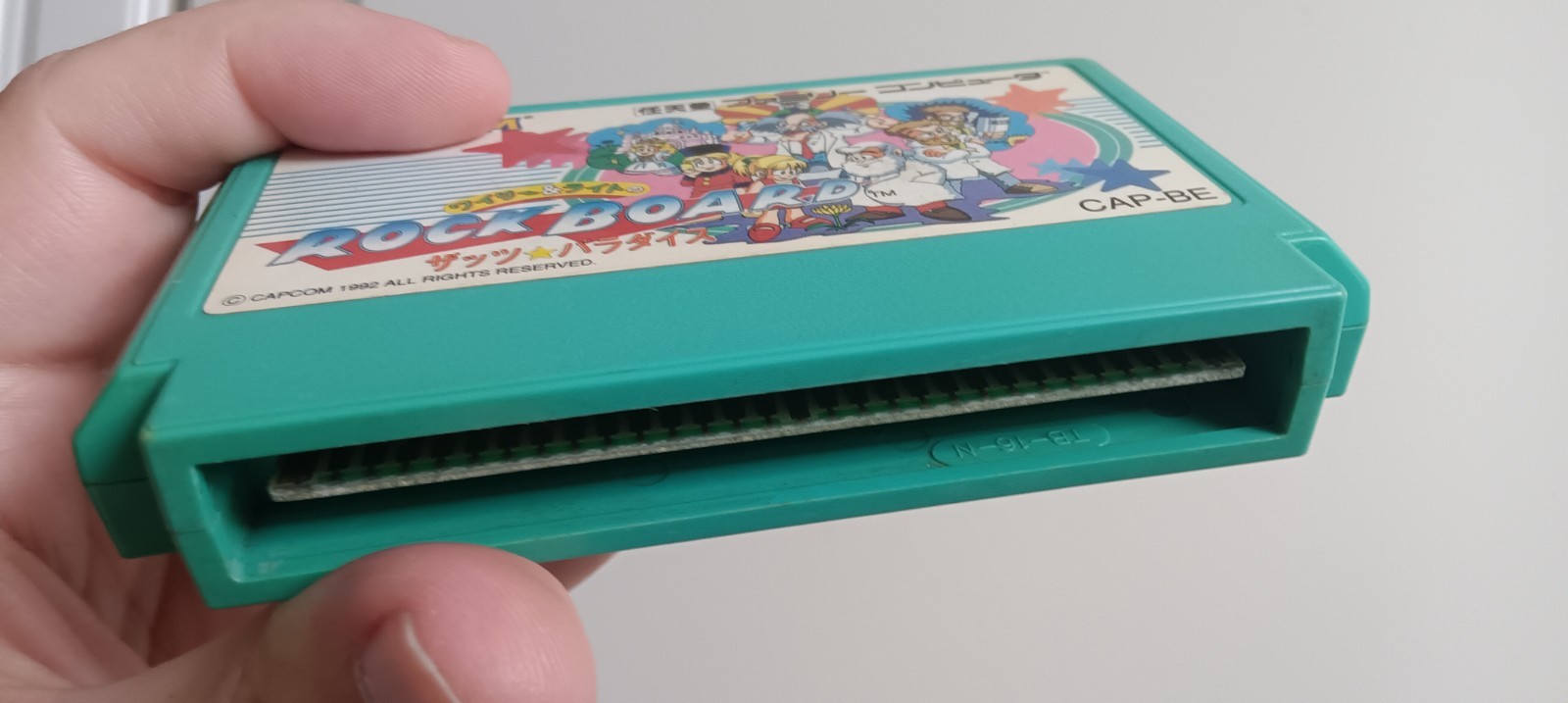ROCKBOARD Famicom NES Nintendo Entertainment Cart. JAPANESE MEGAMAN BOARD GAME!