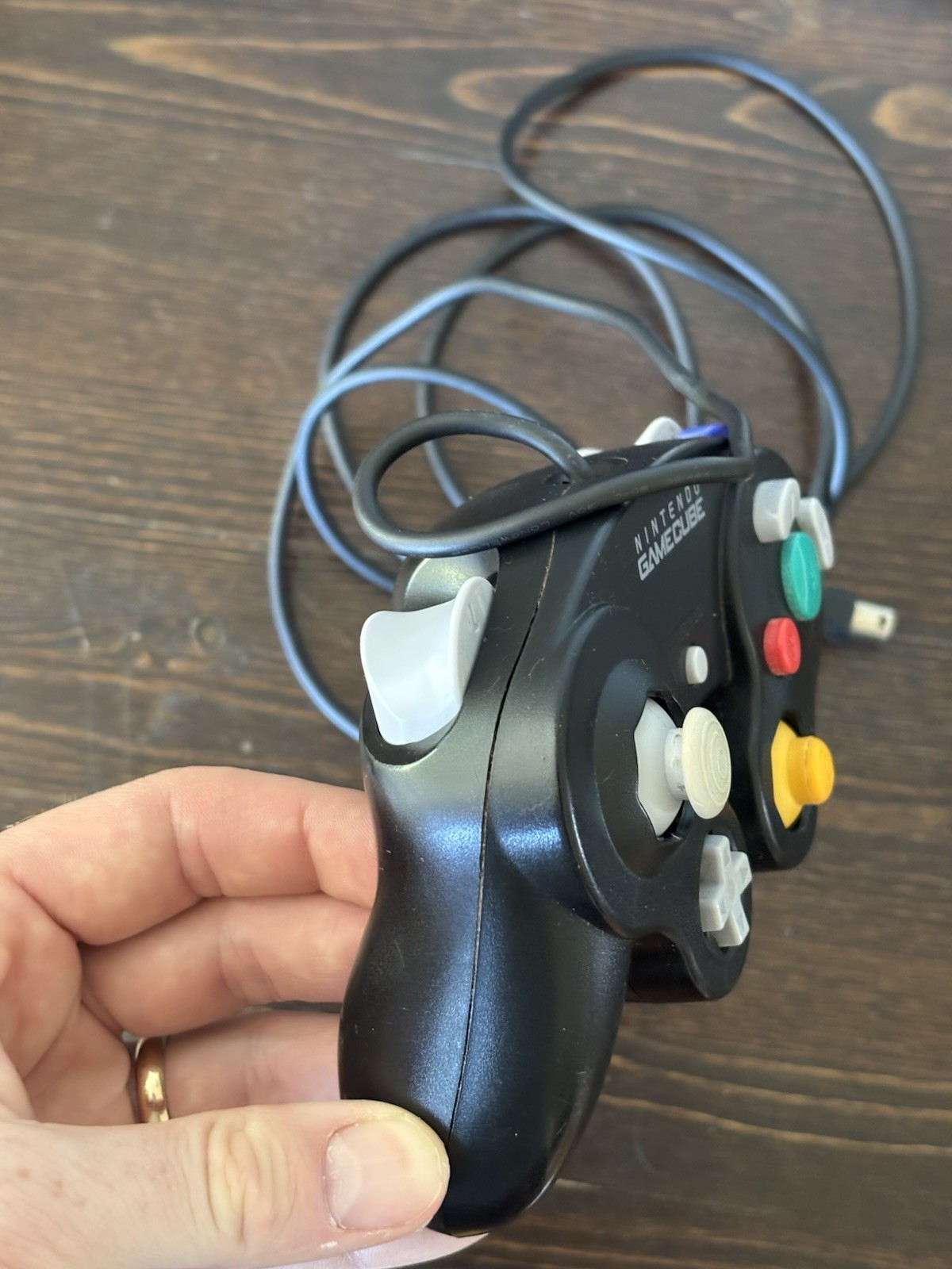 Nintendo Gamecube Wired Controller (Black) – Authentic | OEM