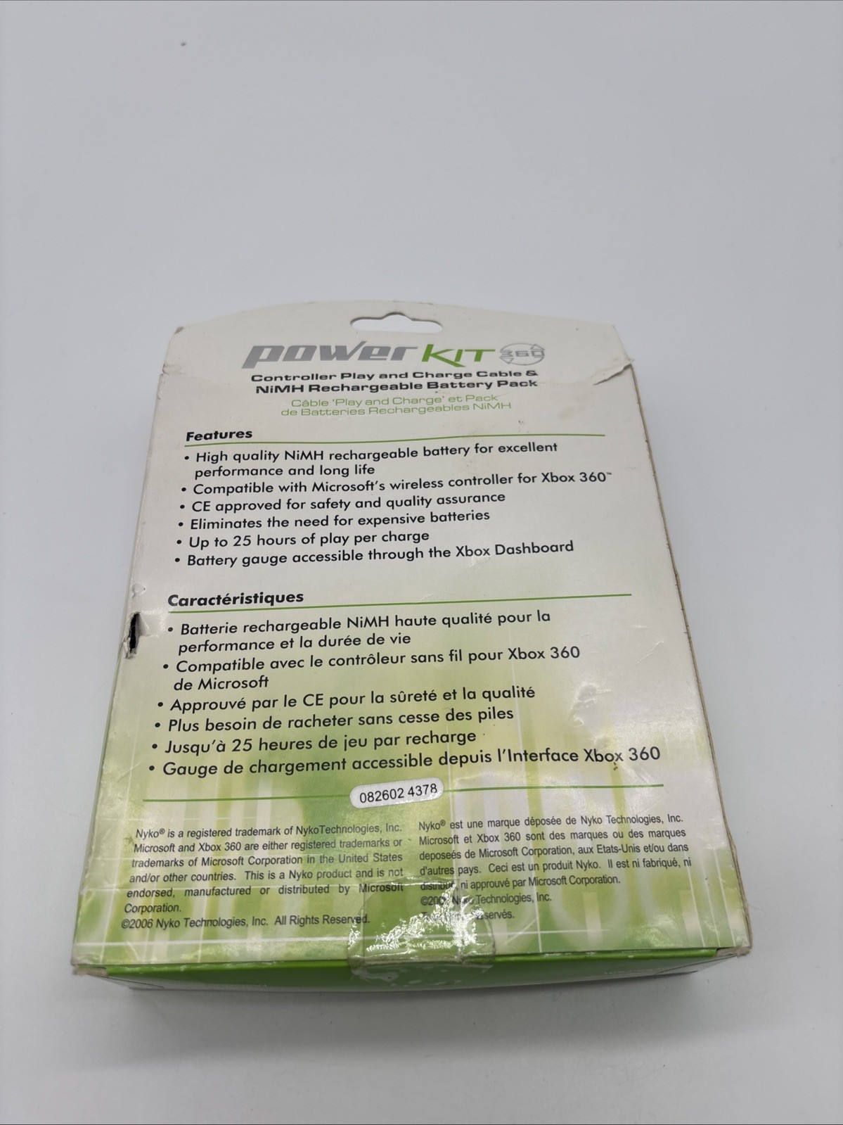 XBox 360 NYKO P0WER KIT BRAND NEW IN BOX