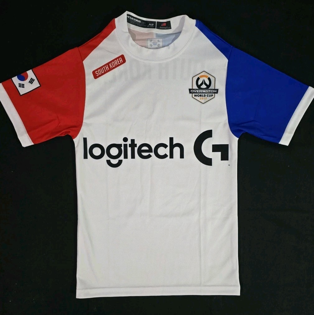 Overwatch Jersey Men Size XS Team SOUTH KOREA 2017 World Cup eSports Tournament