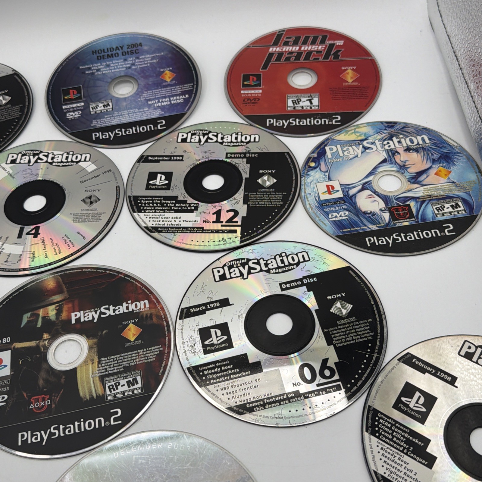 Lot Of 31 PlayStation 2 PS1 Playstation Magazine Demo Discs AS IS Untested Demo