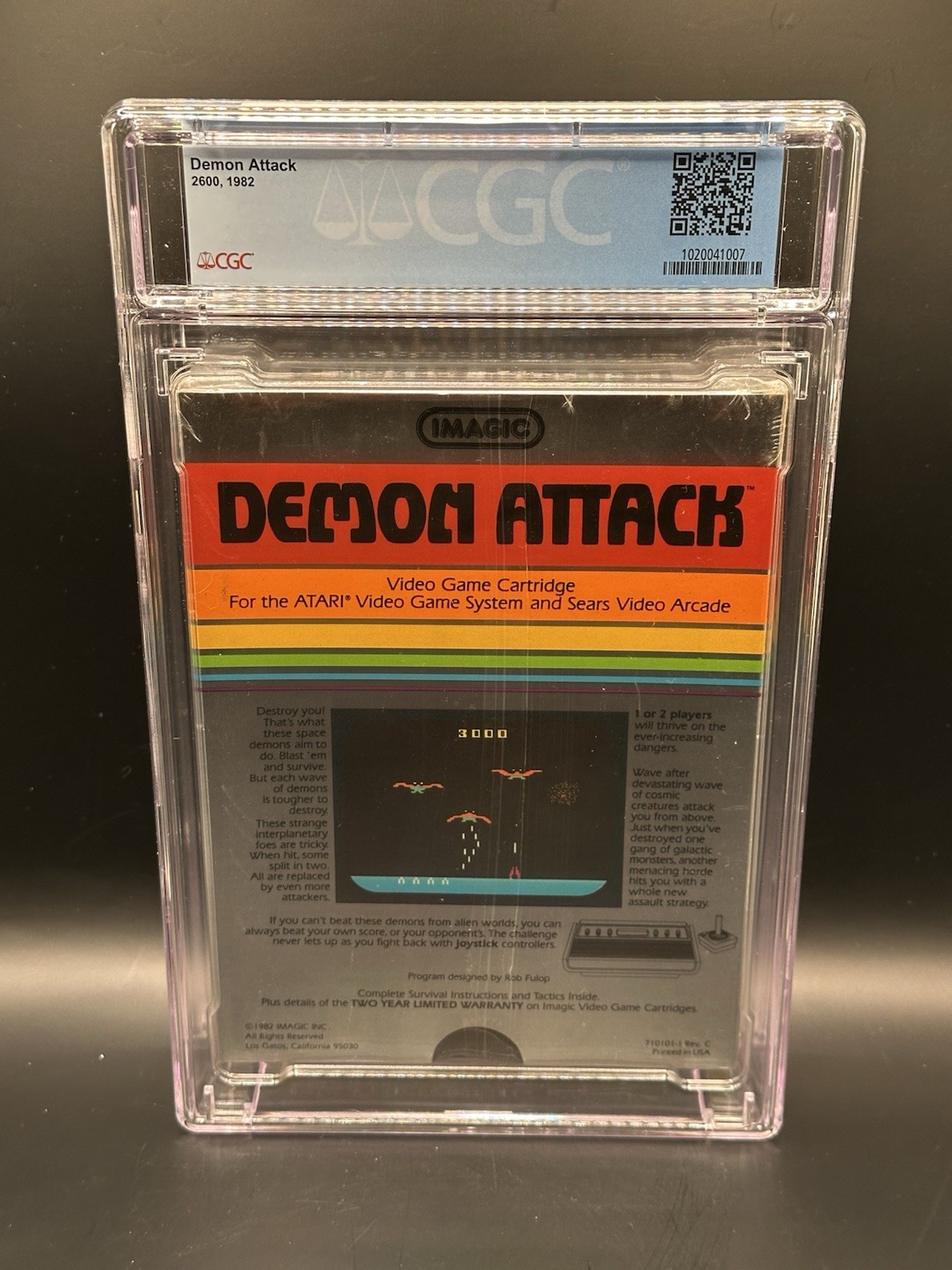 Atari 2600 Demon Attack 9.6 A++ – Sealed- Graded – New – CGC