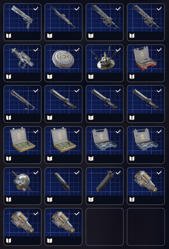 ARC Raiders Weapon & Grenade Blueprints